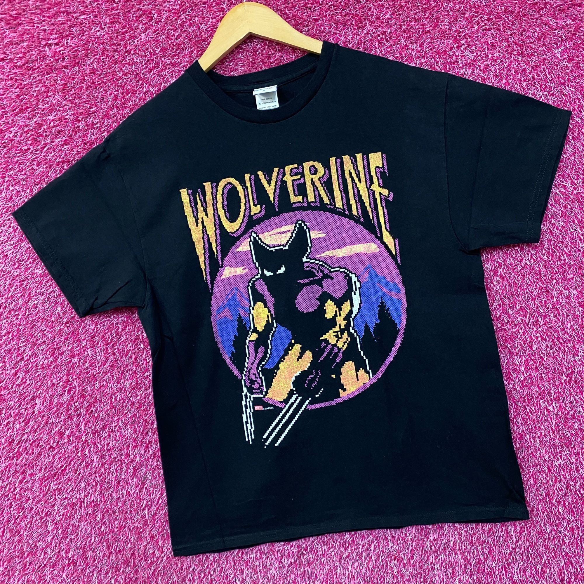 Marvel Comics Marvel Wolverine X-Men Video Game Start Screen Retro T-Shirt Size US M / EU 48-50 / 2 - 3 Thumbnail