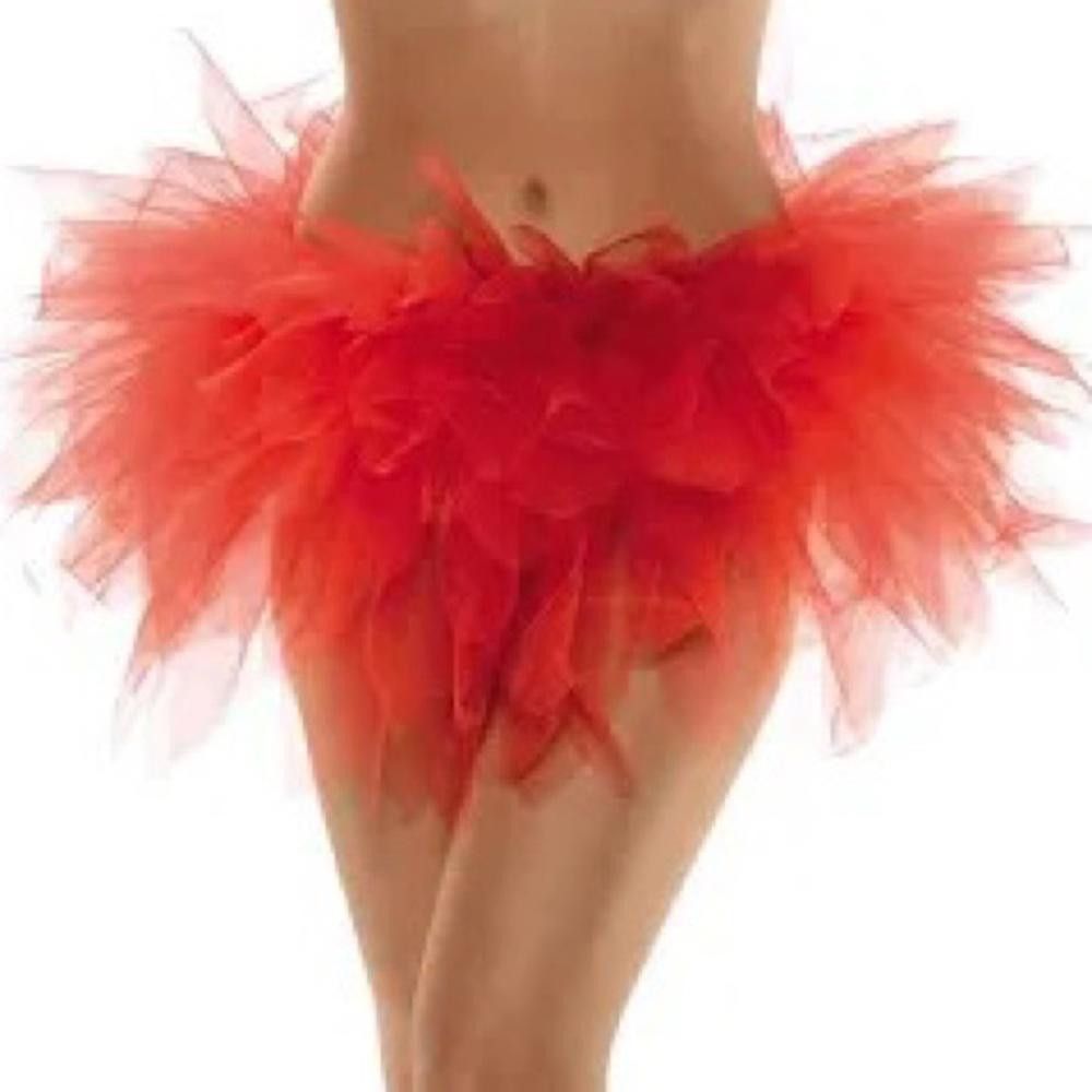 Designer Underwraps l Red Costume Tutu Size 30" / US 8 / IT 44 - 9 Thumbnail