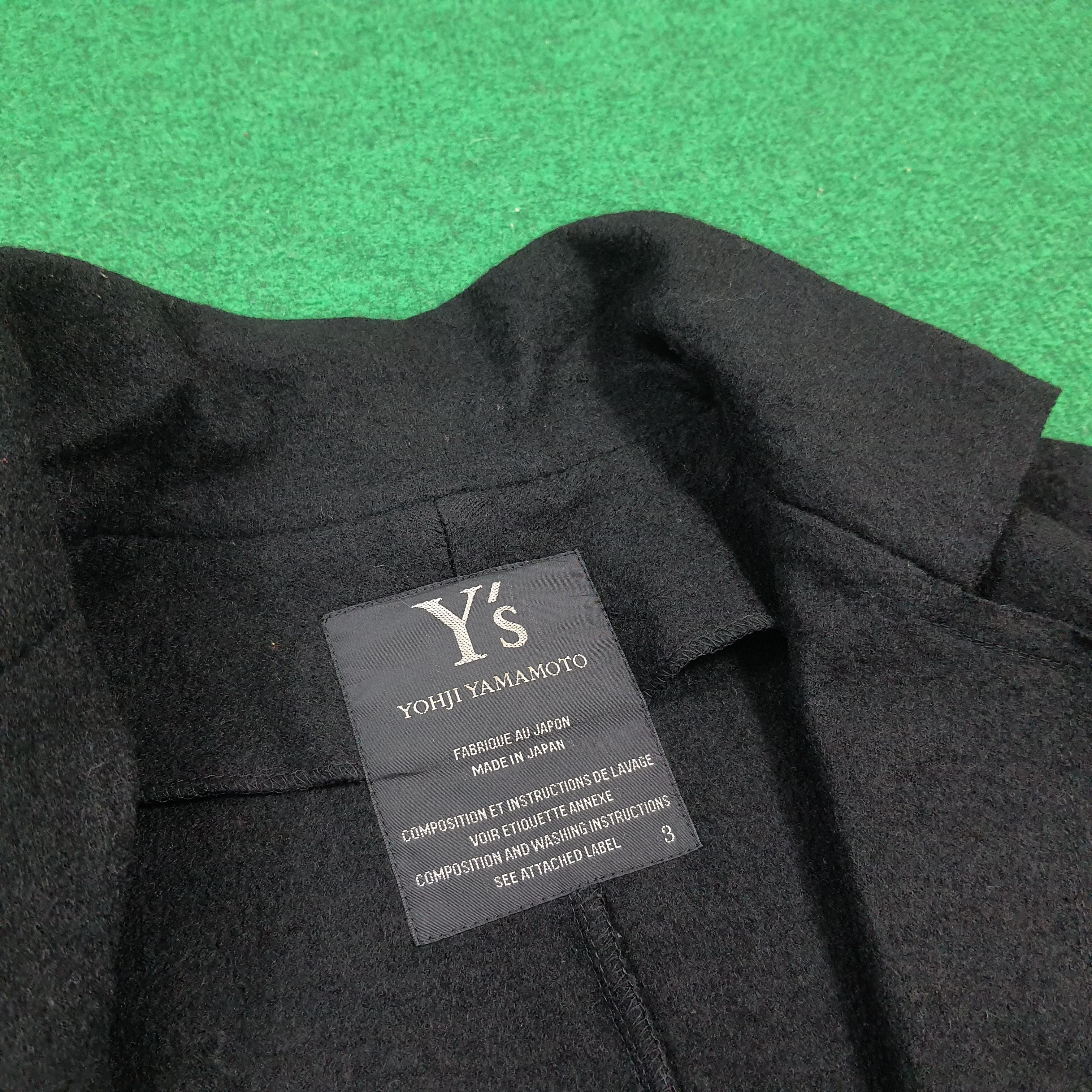 Yohji Yamamoto Vintage Y's Femme Wool Blazer Jacket Clack Cat C296N28 Size XS / US 0-2 / IT 36-38 - 4 Thumbnail