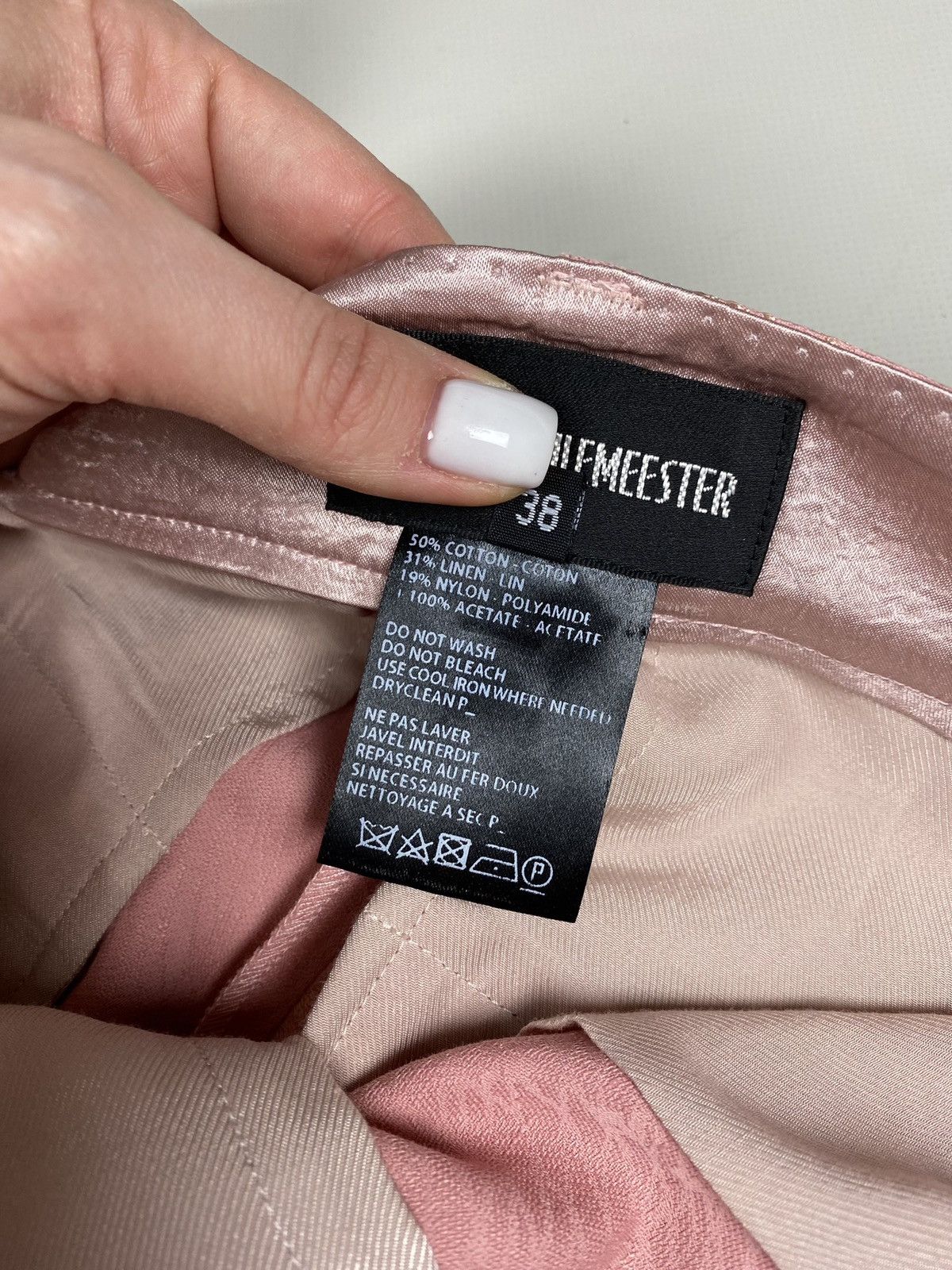Ann Demeulemeester BNWT! Ann Demeulemeester cotton / linen wide leg dress pants Size 26" / US 2 / IT 38 - 16 Thumbnail