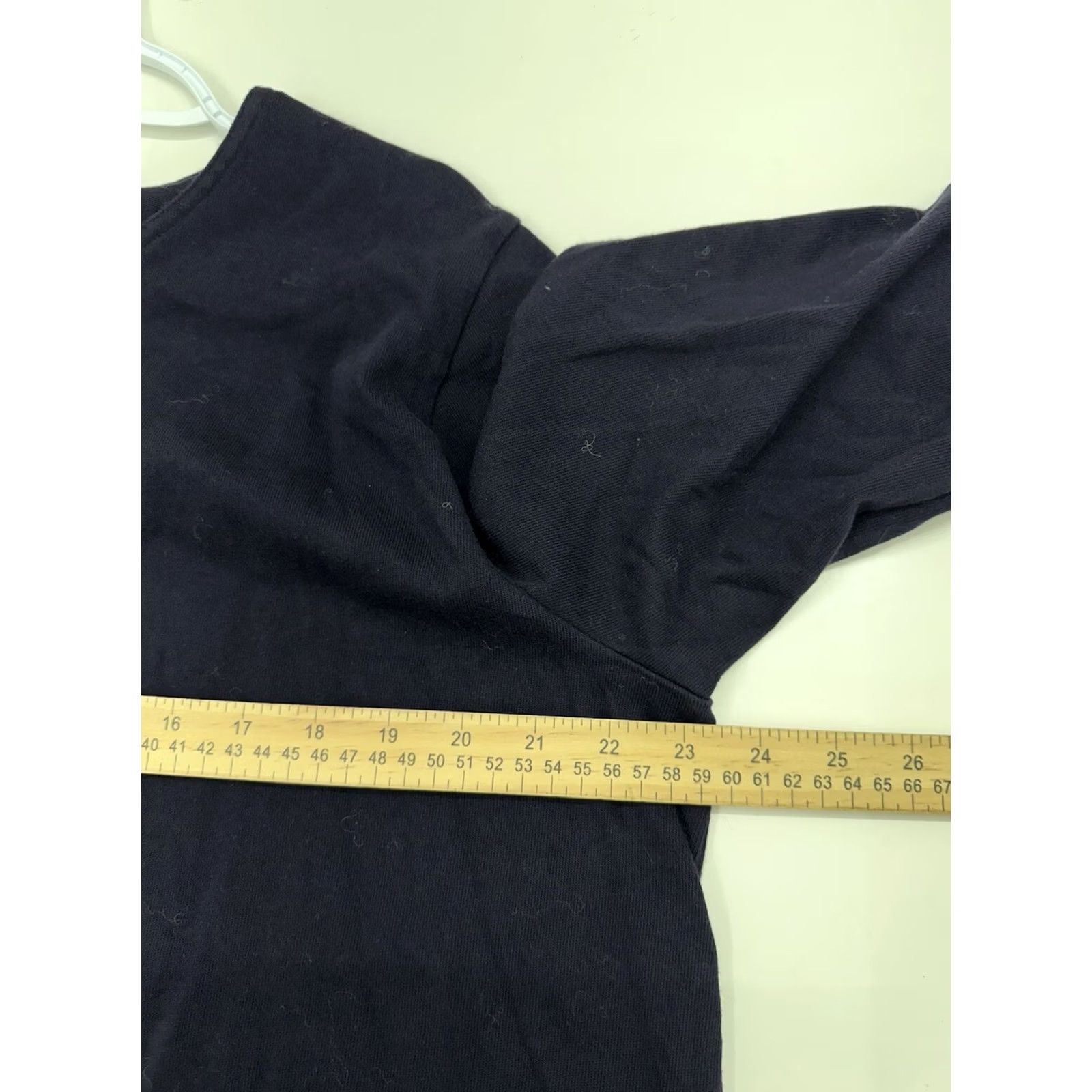 Vintage Unbranded Womens Shirt Blue 3/4 Sleeve XL Petite T-Shirt Knit 100% Cotton Regular Mens? Size XL / US 12-14 / IT 48-50 - 7 Thumbnail