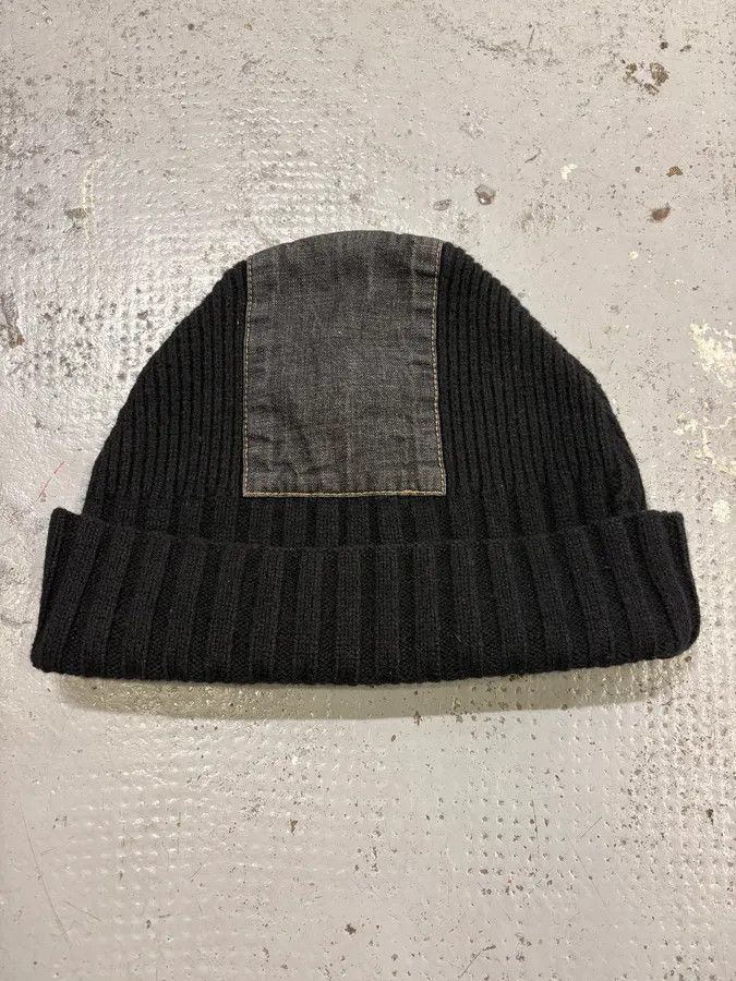 Dolce & Gabbana AW2006 Dolce & Gabbana Black Wool Ribbed Beanie Size ONE SIZE - 6 Thumbnail
