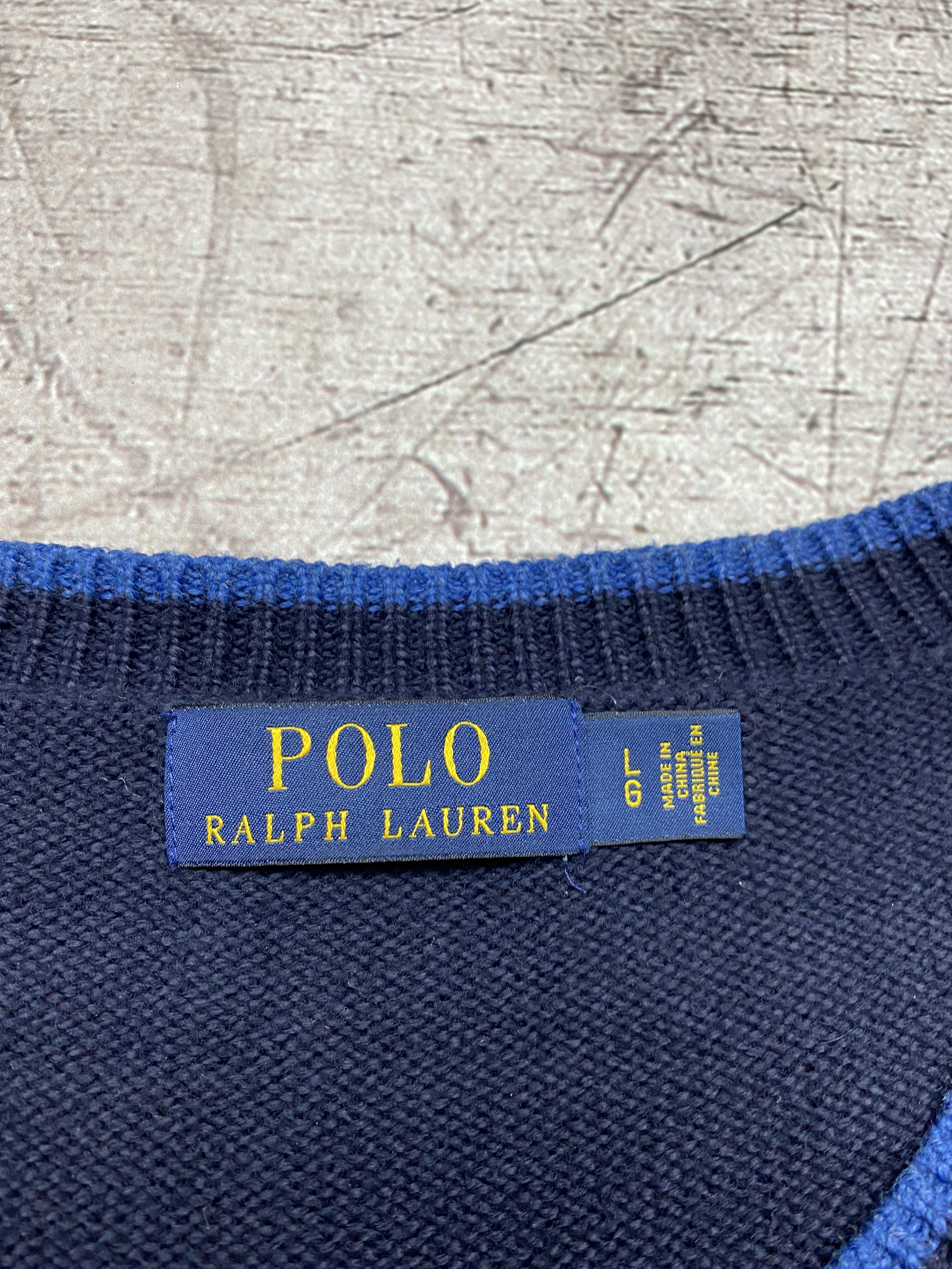 Polo Ralph Lauren × Ralph Lauren Vintage Polo Ralph Lauren Vintage Knit Sweater Size US L / EU 52-54 / 3 - 5 Thumbnail