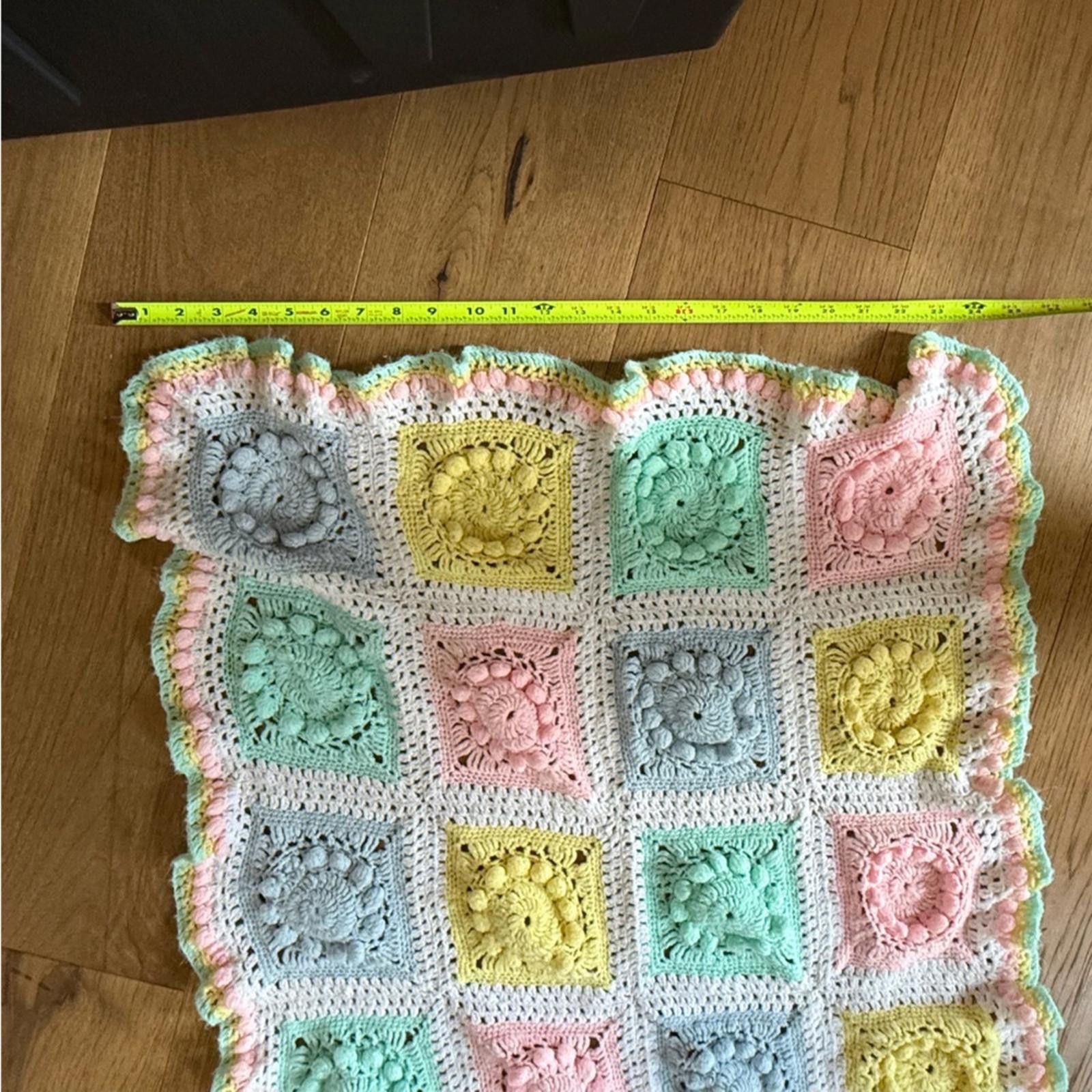 Other Colorful Crochet Baby Blanket Size ONE SIZE - 3 Thumbnail