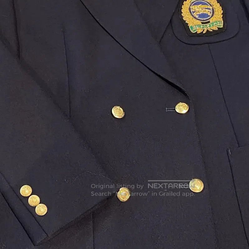 Burberry Burberry Women's Navy Wool Jacket for Spring and Autumn. Size M / US 6-8 / IT 42-44 - 4 Thumbnail