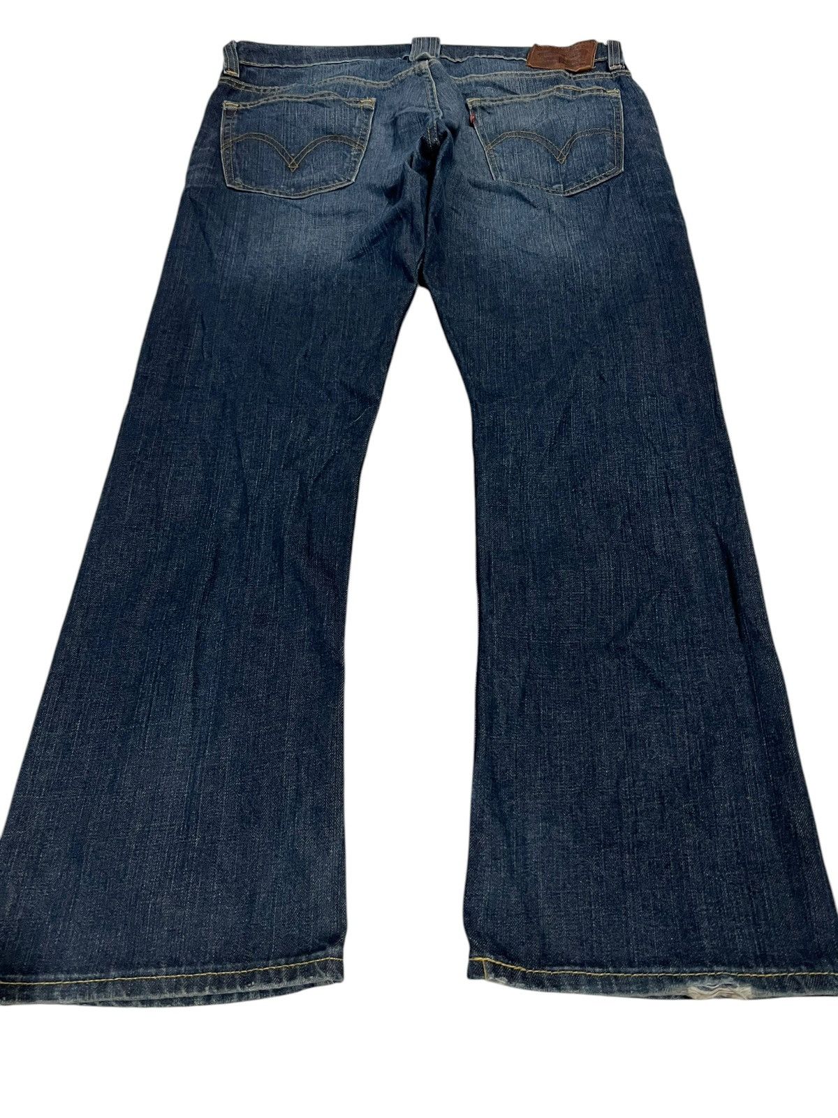 Japanese Brand × Levi's × Levi's Vintage Clothing 🌈VINTAGE LEVIS 597 DISTRESSED BOOTCUT JEAN Size US 35 - 2 Thumbnail