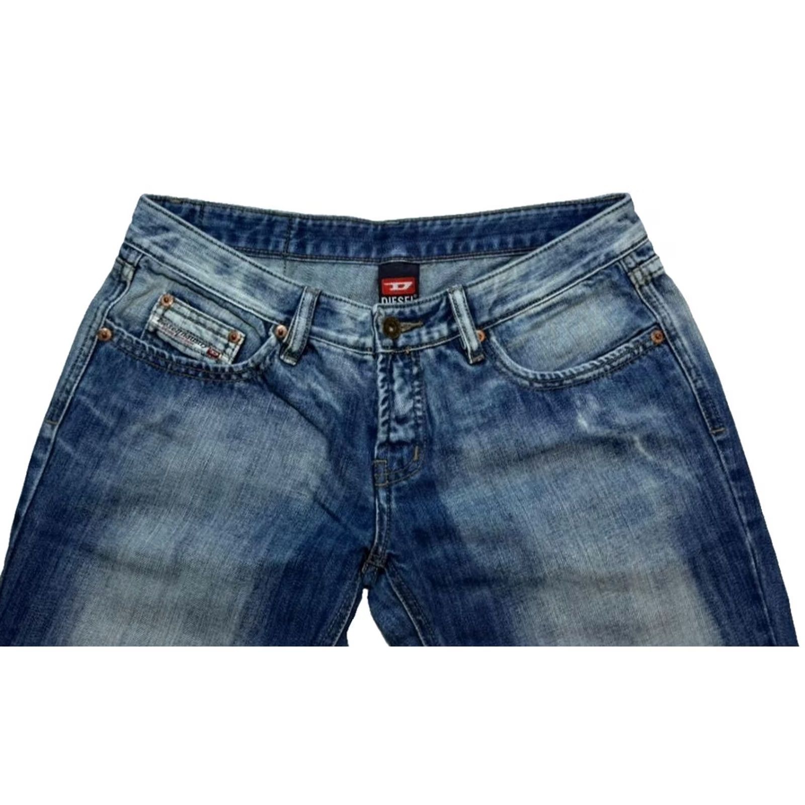 Diesel Diesel Jeans Bootcut D-Ebbey 30 Blue Cotton Denim Logo 5-Pocket Women Regular XS? Size 30" / US 8 / IT 44 - 6 Thumbnail