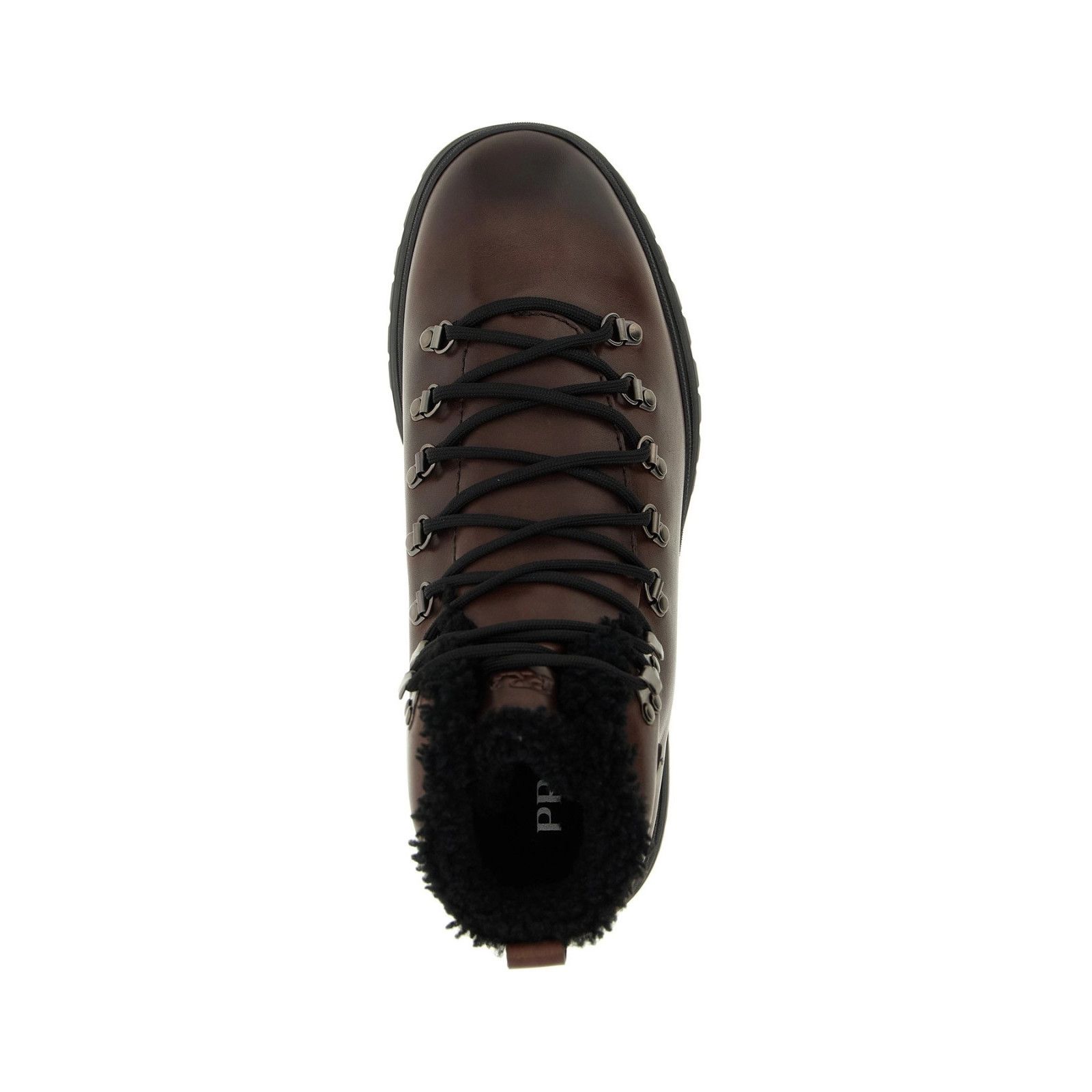 Prada PRADA Brixxen Brown Wool/Leather Boots New And Authentic (Me Size US 10 / EU 43 - 4 Thumbnail