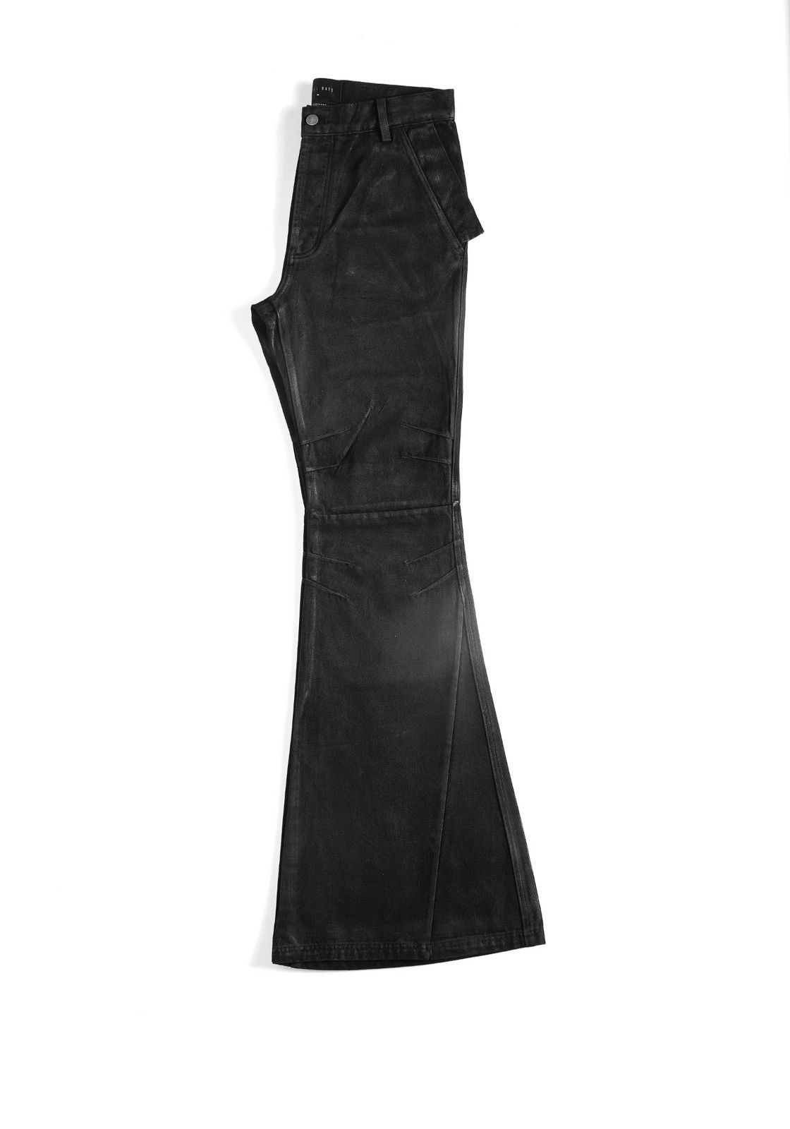 Other Rebel wave hand painted waxed flaired denim pants Size US 32 / EU 48 - 3 Thumbnail