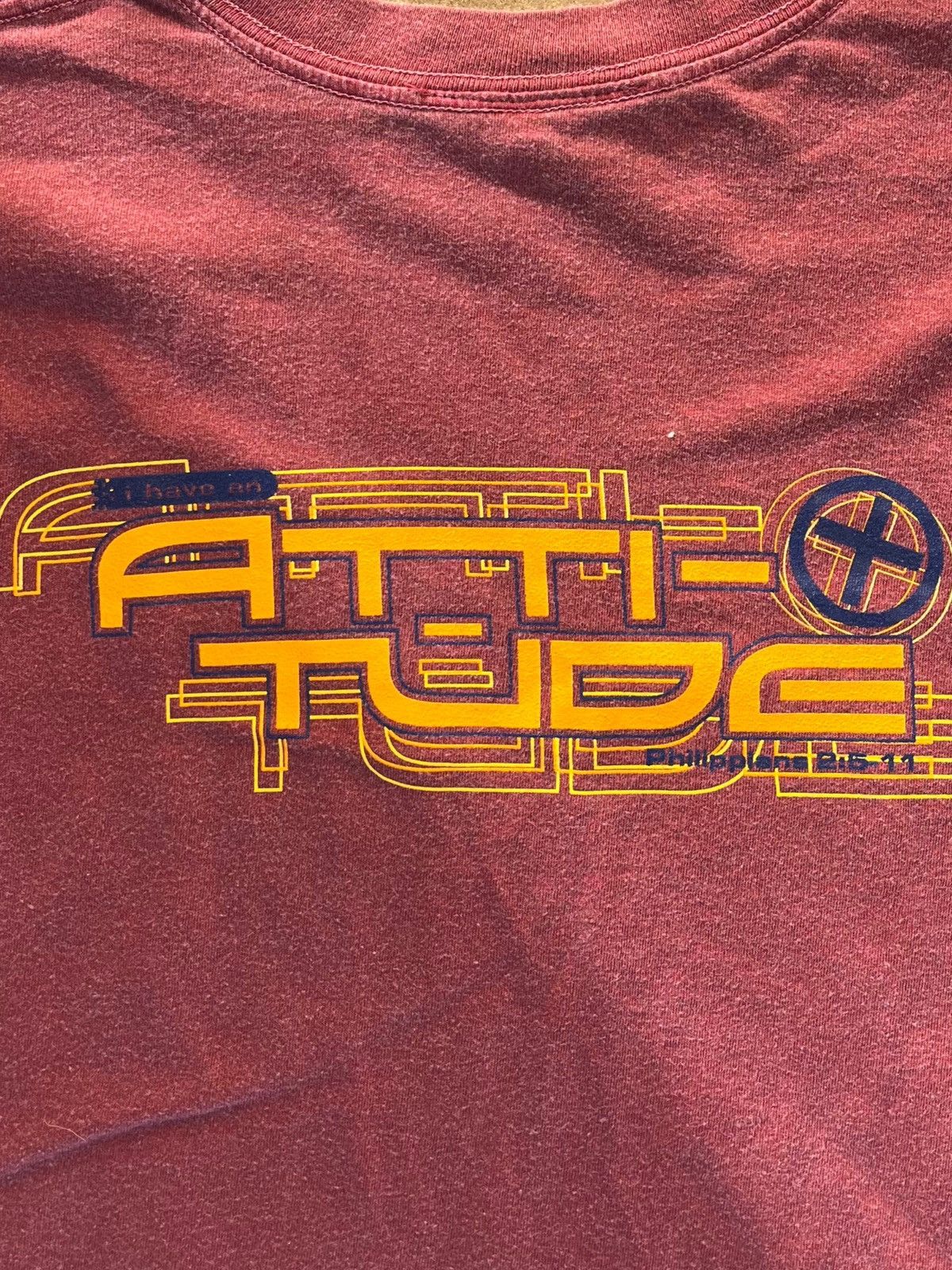 Vintage 90s Jesus Attitude Religion Tee Size US XL / EU 56 / 4 - 4 Thumbnail