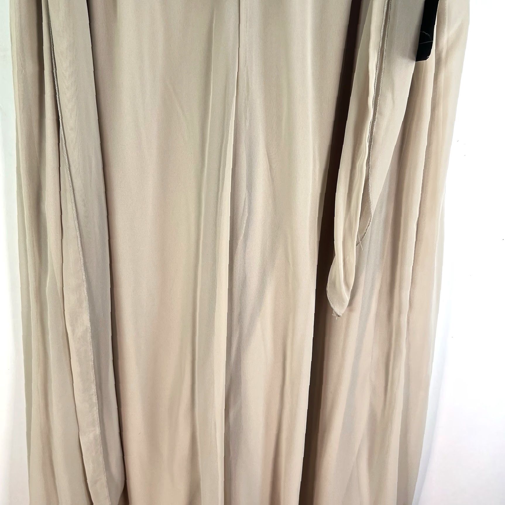 Vintage MSK Harem Wide Leg Shear Belted Pants Womens SZ L Champaign 32X33 Made USA NWT Size 36" / US 14 / IT 50 - 3 Thumbnail