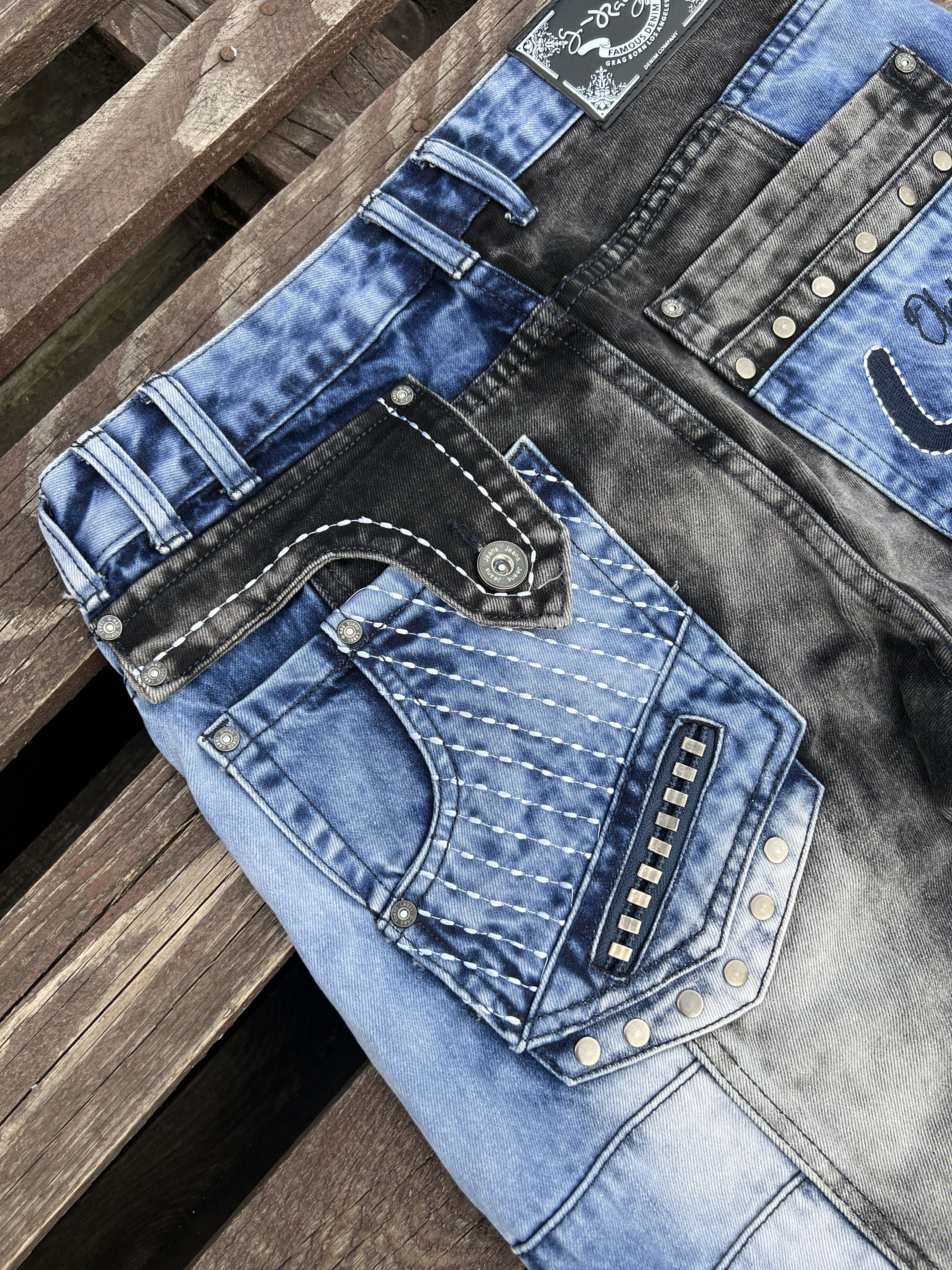 Japanese Brand Japrag Japan Denim Japanese Style Vintage Avant Garde jeans Size US 31 - 6 Thumbnail