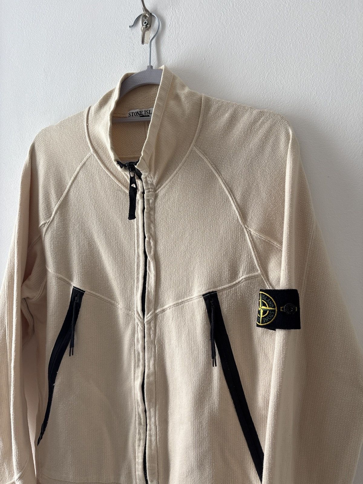 Stone Island Vintage Stone Island Zip Up Fleece Sweater Jacket Medium Size US M / EU 48-50 / 2 - 2 Thumbnail