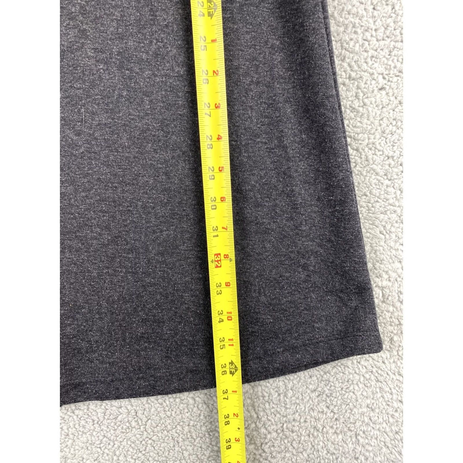 Vintage Hunnes Sweater Coat Hoodie 1/4 Zip Women’s Size M Charcoal Gray Knit Cotton Long Sleeve Solid Pullover Midi Fall Winter Spring Womens Size M / US 6-8 / IT 42-44 - 6 Thumbnail