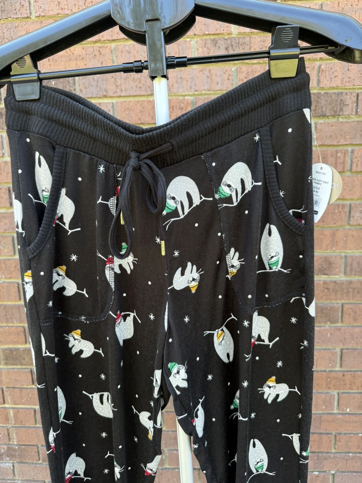 Other Secret Treasures Sloth Womens Jogger Pajama Pants Size Small Size 27" / US 4 / IT 40 - 4 Thumbnail