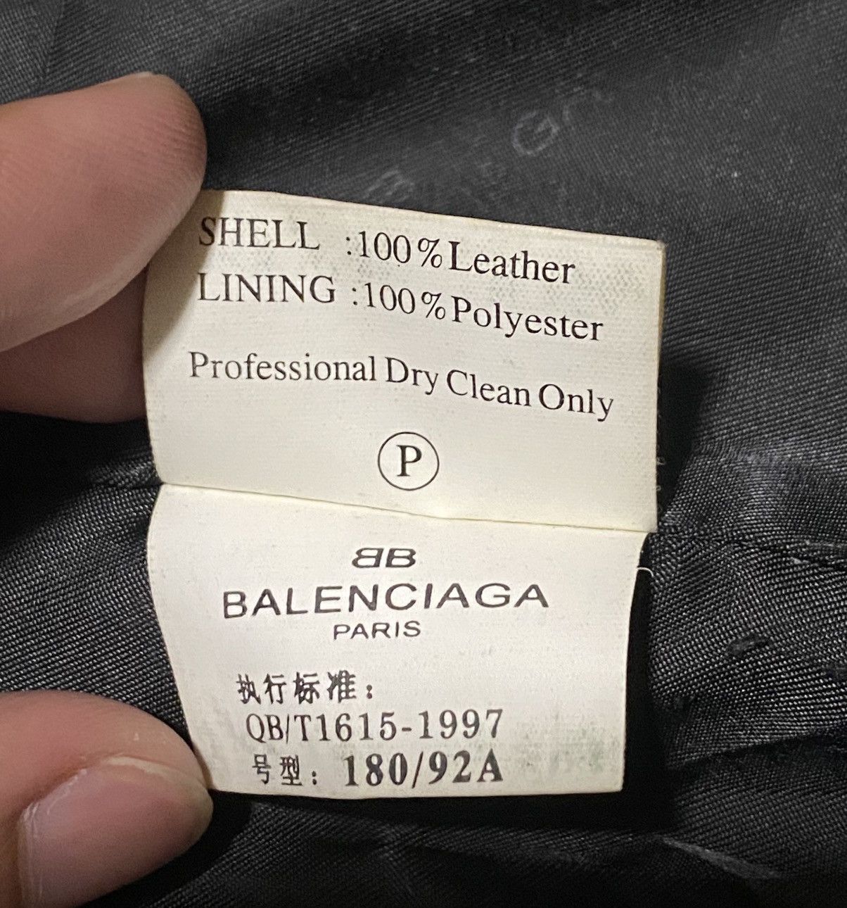 Balenciaga Balenciaga - 1997 Zip-up leather jacket Size US L / EU 52-54 / 3 - 18 Thumbnail
