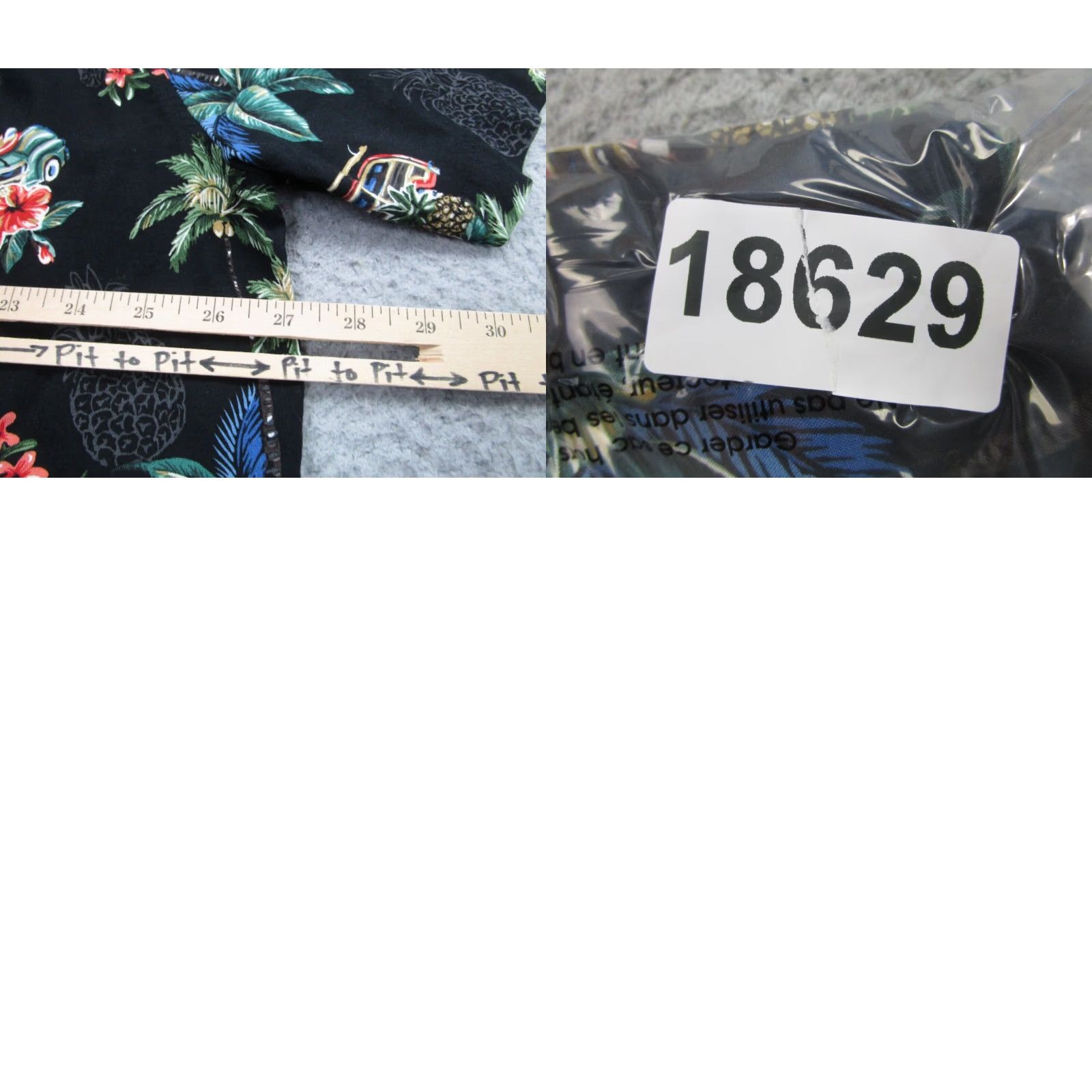 Vintage VINTAGE Batik Bay Hawaiian Shirt Mens 2XL Black Pineapple Floral Short Sleeve Button-Up Rayon Hawaiian Shirt Mens 2XL Black Pineapple Floral Size US XXL / EU 58 / 5 - 8 Thumbnail