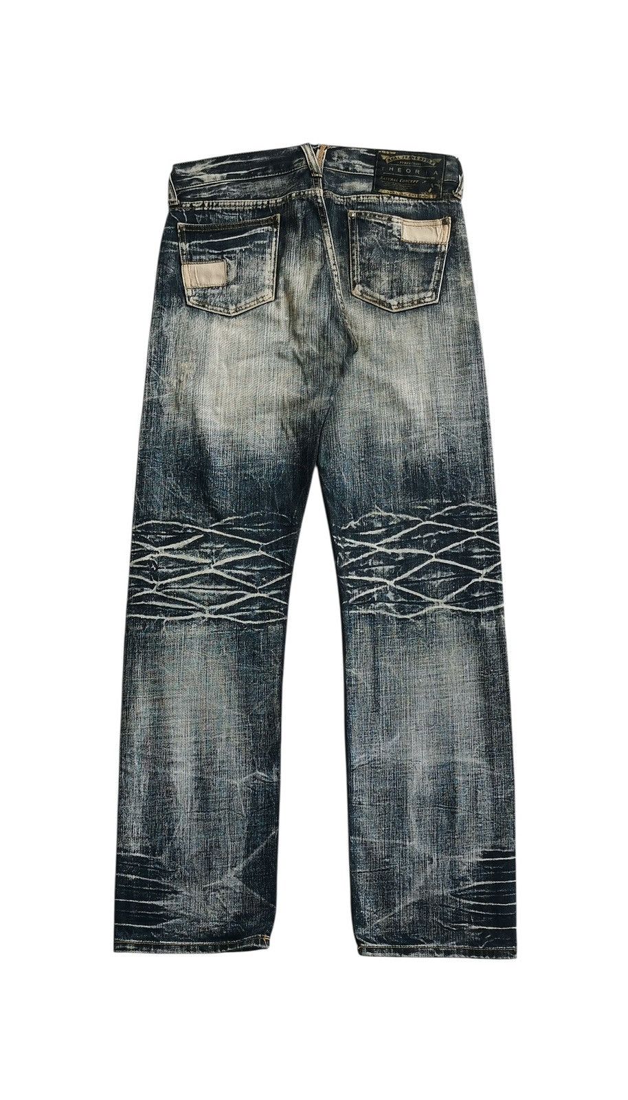 PPFM Theoria Distressed Clawmark Jeans Size US 31 - 2 Thumbnail