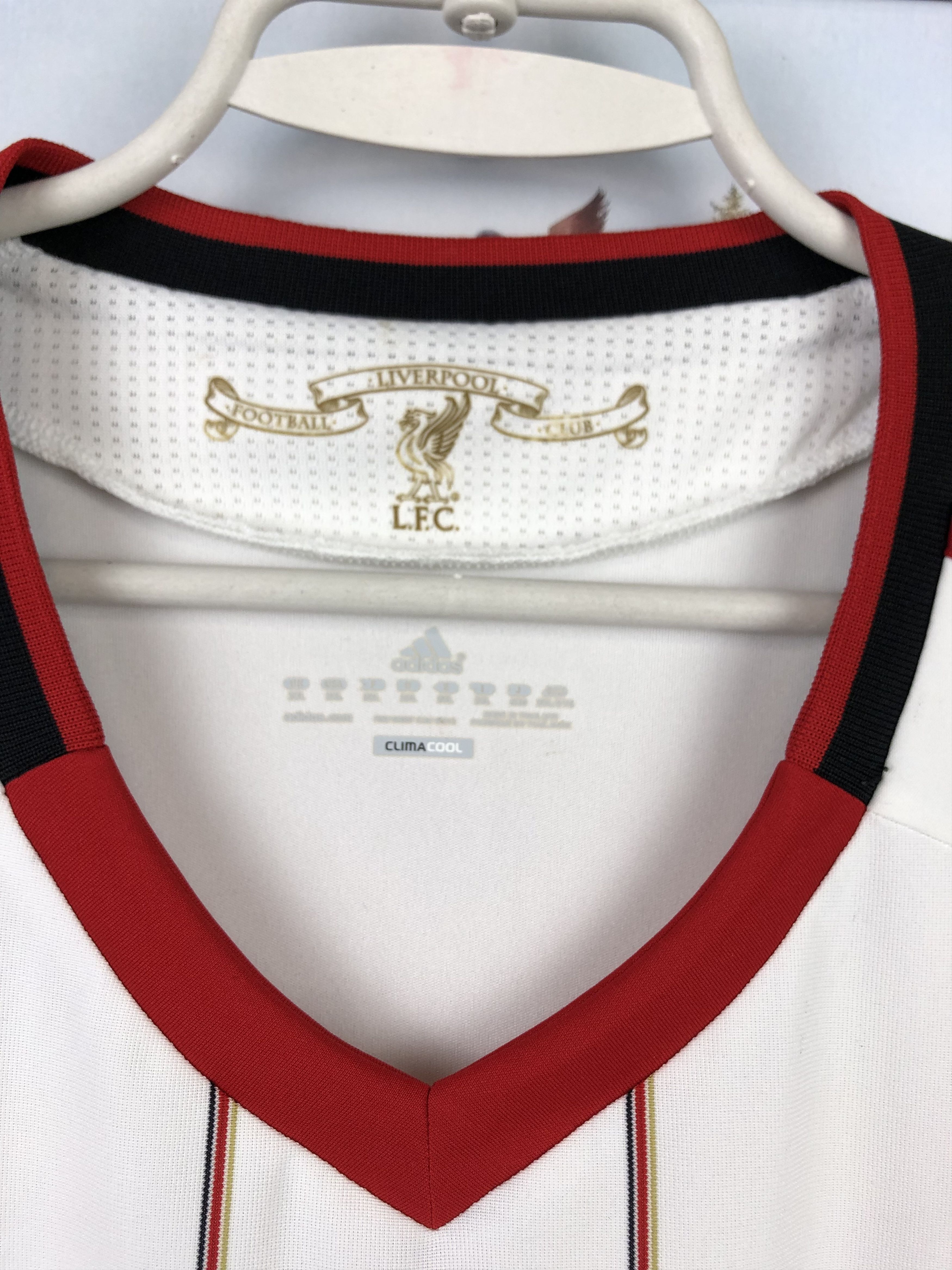 Adidas Liverpool Away football shirt 2010 Soccer Adidas Jersey Size US XXL / EU 58 / 5 - 9 Thumbnail