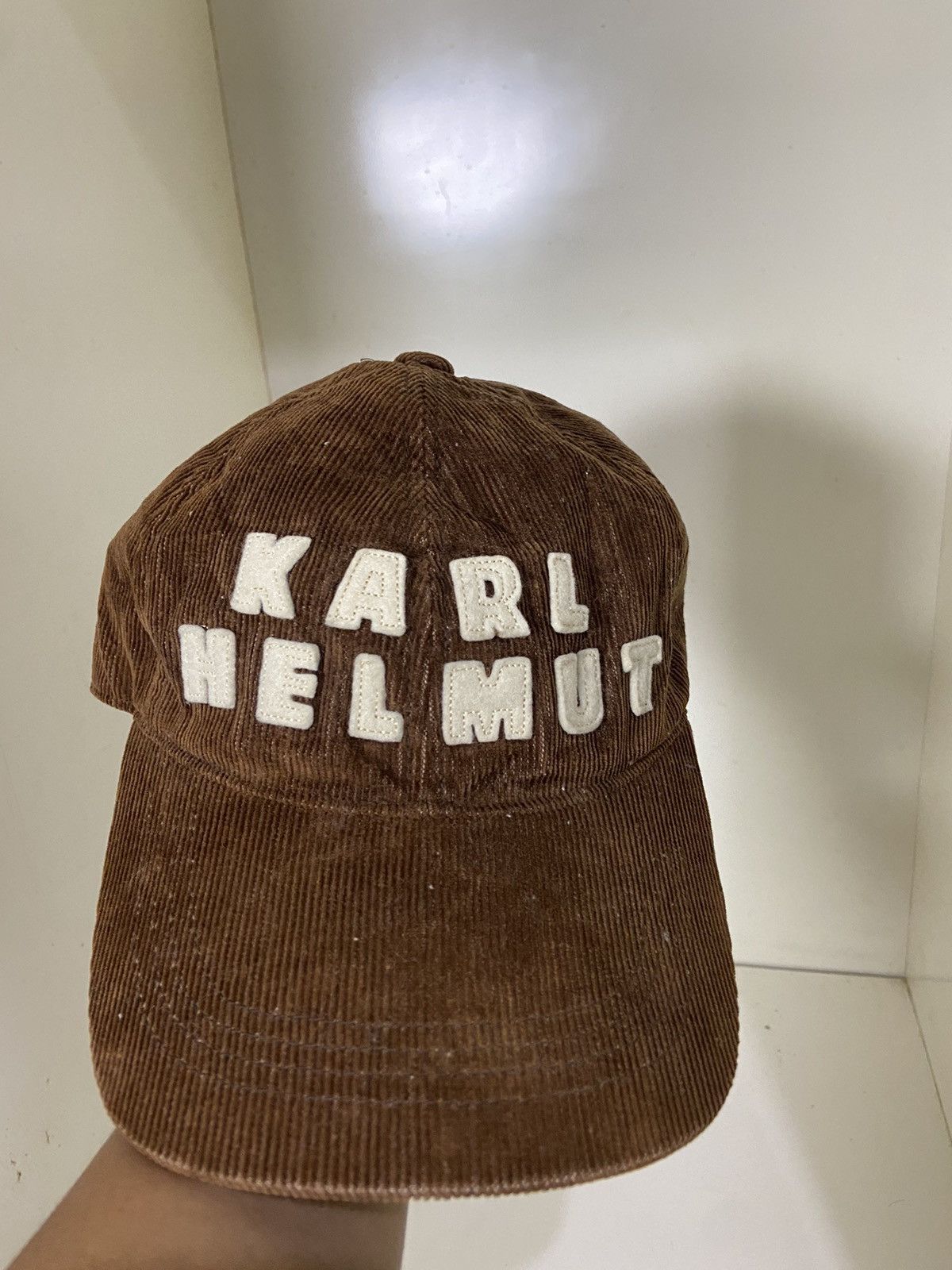 Karl Helmut × Vintage KARL HELMUT 90s vintage corduroy hat Size ONE SIZE - 1 Thumbnail