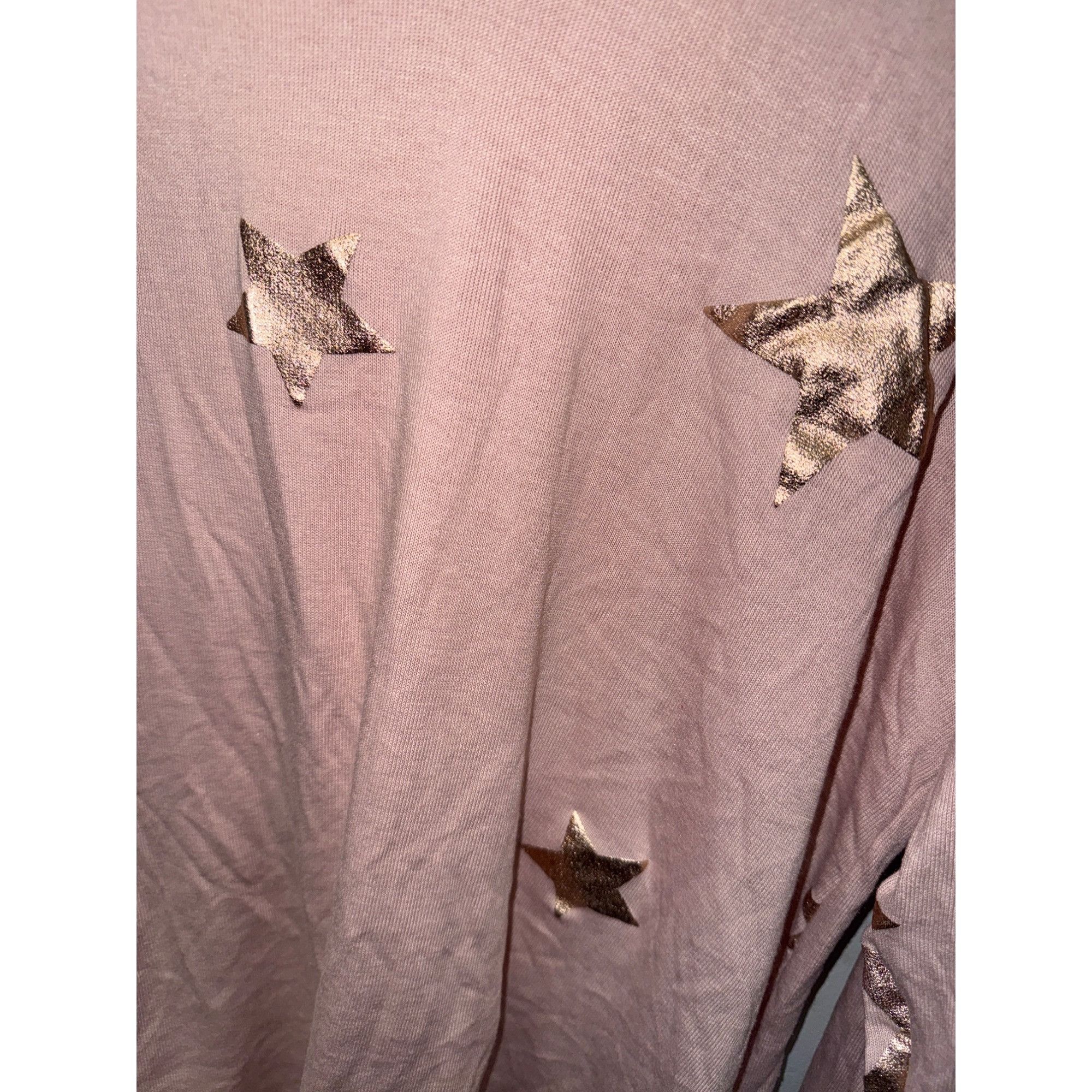 Other Maternity Star Print Hoodie Top Pink Metallic Accents Medium Size M / US 6-8 / IT 42-44 - 5 Thumbnail