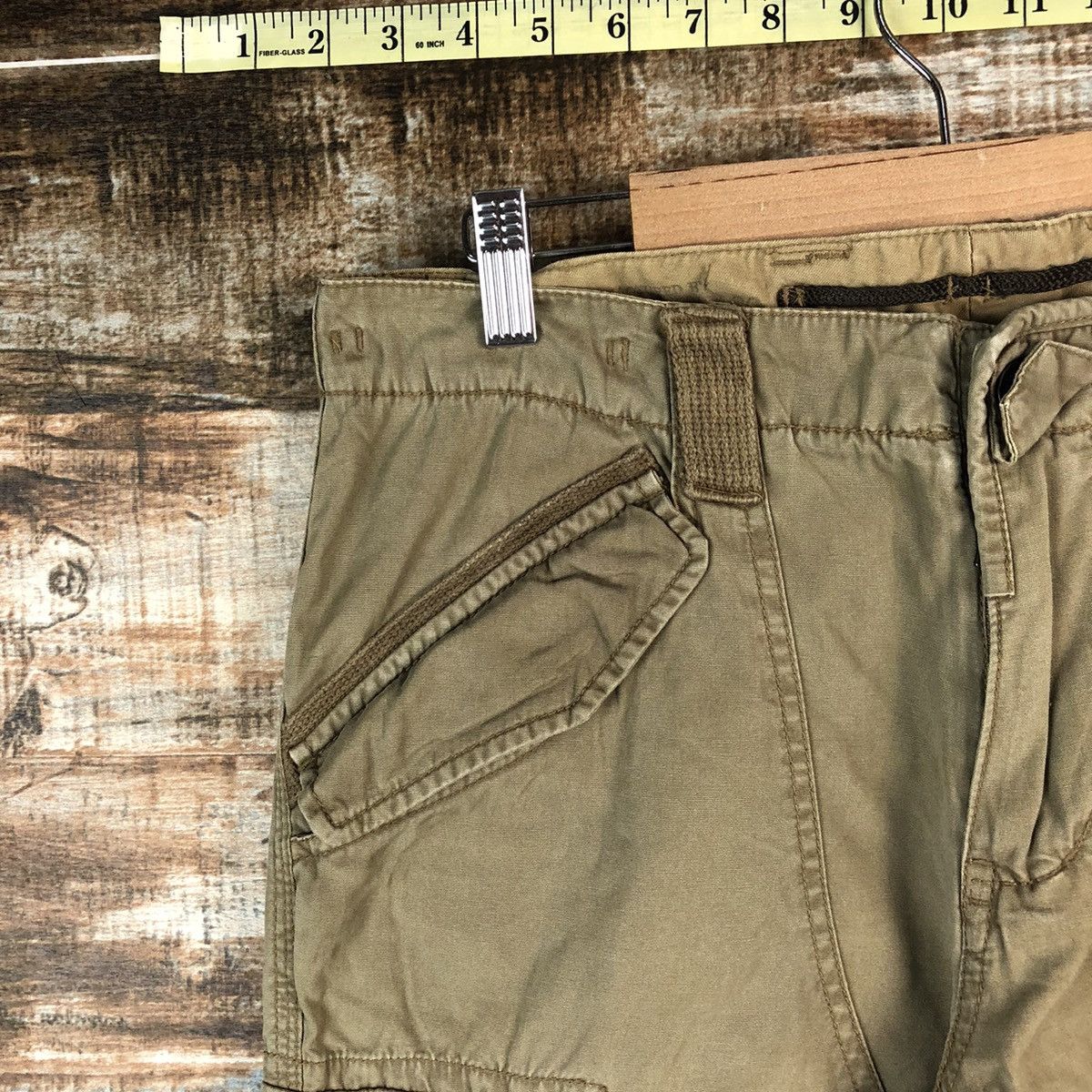 Japanese Brand Surplus Brown Cargo tactical Multipocket Pants #A2567 Size US 30 / EU 46 - 7 Thumbnail