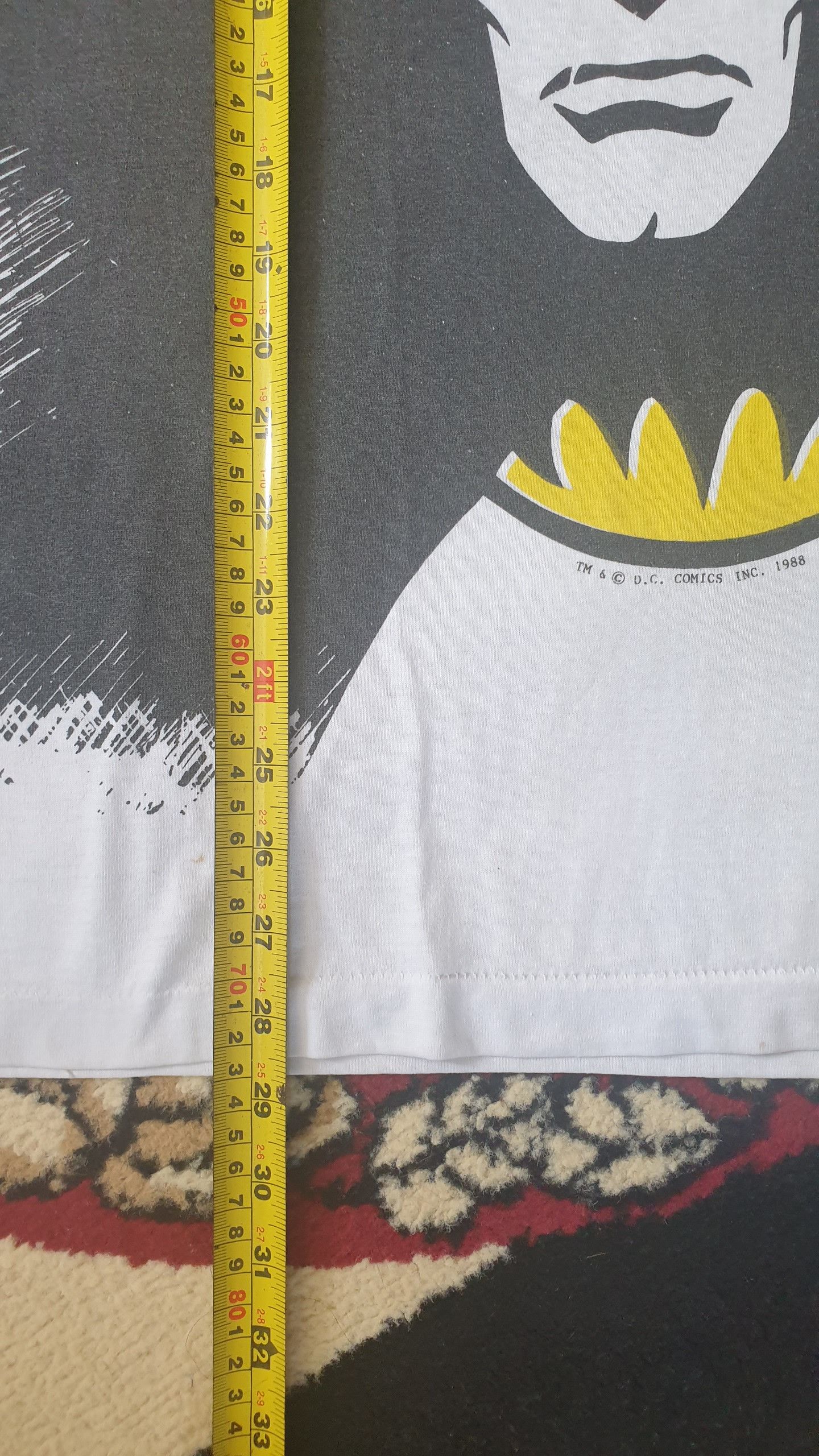 Other BATMAN - DC COMIC INC. 1988 (Vintage & Rare) Size US XL / EU 56 / 4 - 4 Thumbnail