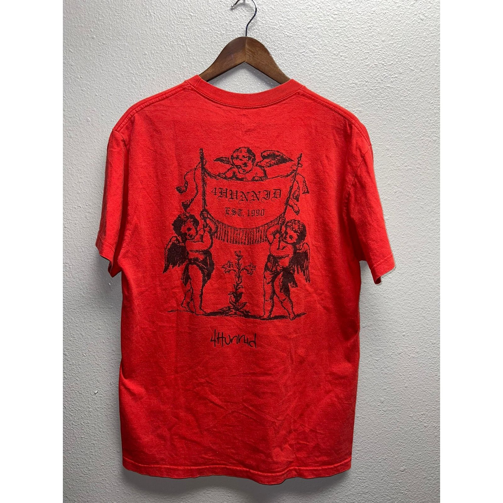 4HUNNID 4 Hunnid Shirt 4Hunnid YG Red Graphic Tour Concert Rap Tee L Size US L / EU 52-54 / 3 - 1 Thumbnail