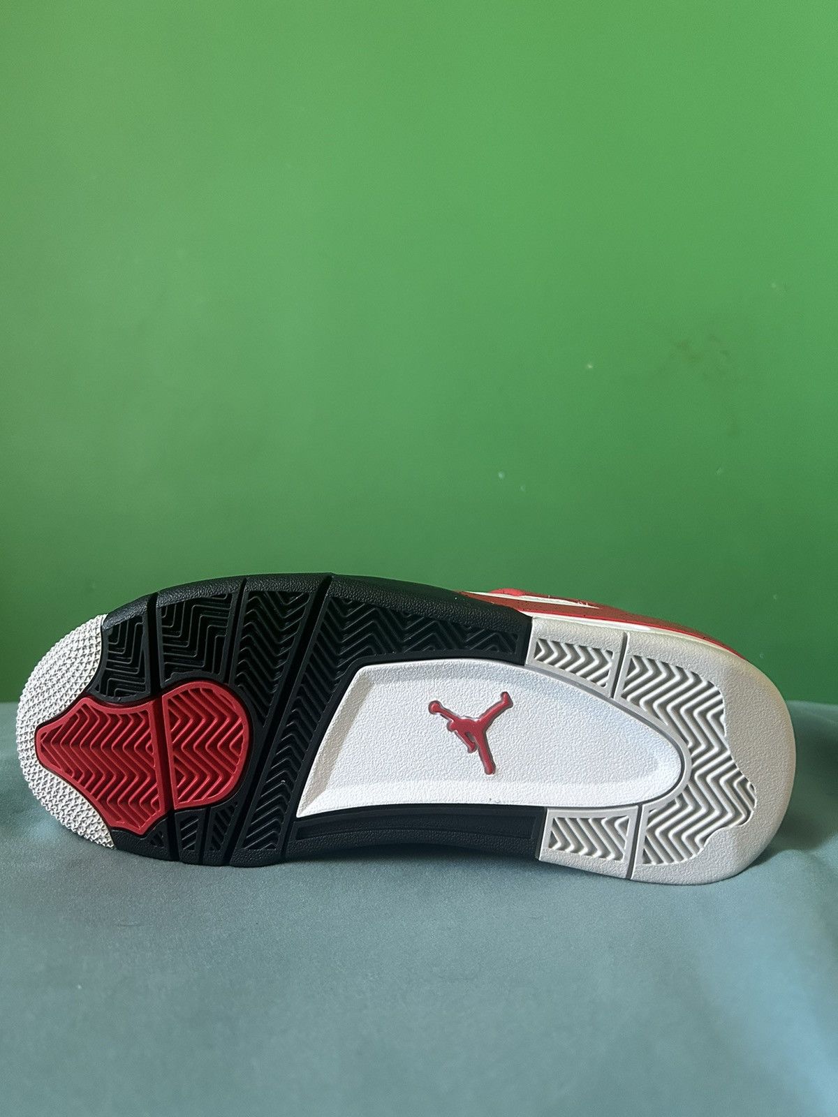 Jordan Brand Nike Air Jordan 4 Red Cement 2023 Size US 7 / EU 40 - 4 Thumbnail
