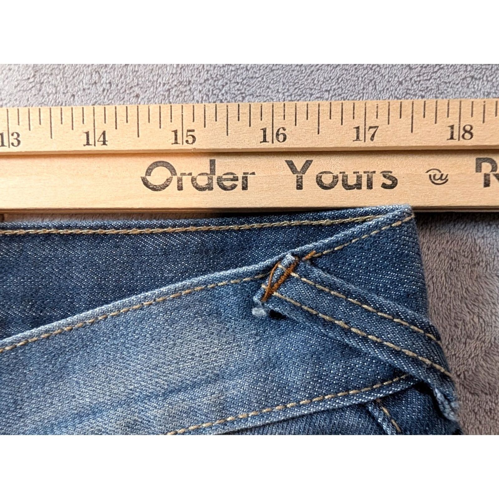 Vintage VINTAGE Mecca Jeans Men 34x28 Blue Baggy Wide Leg Y2K Grunge Goth Hip Hop 90s USA PMID? Size US 36 / EU 52 - 3 Thumbnail
