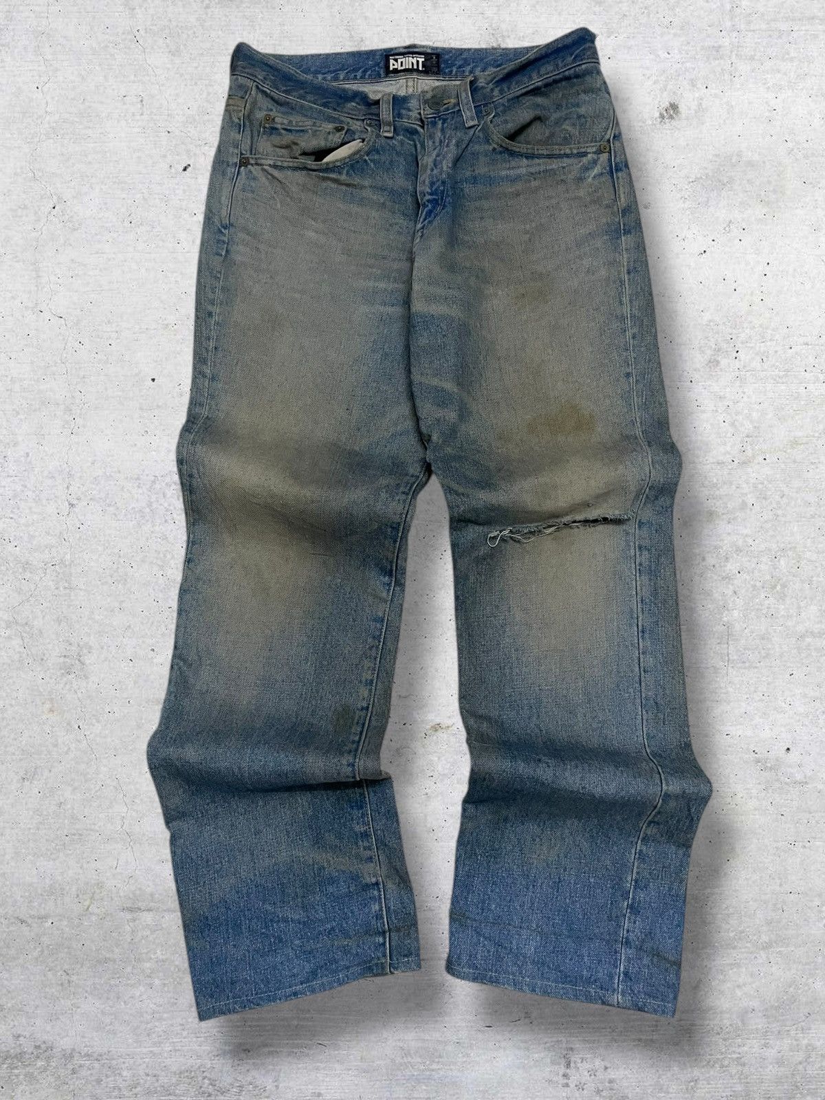 Hysteric Glamour RARE VINTAGE POINT OPERATION JAPAN DESIGNER MUDWASH STYLE Size US 29 - 1 Thumbnail