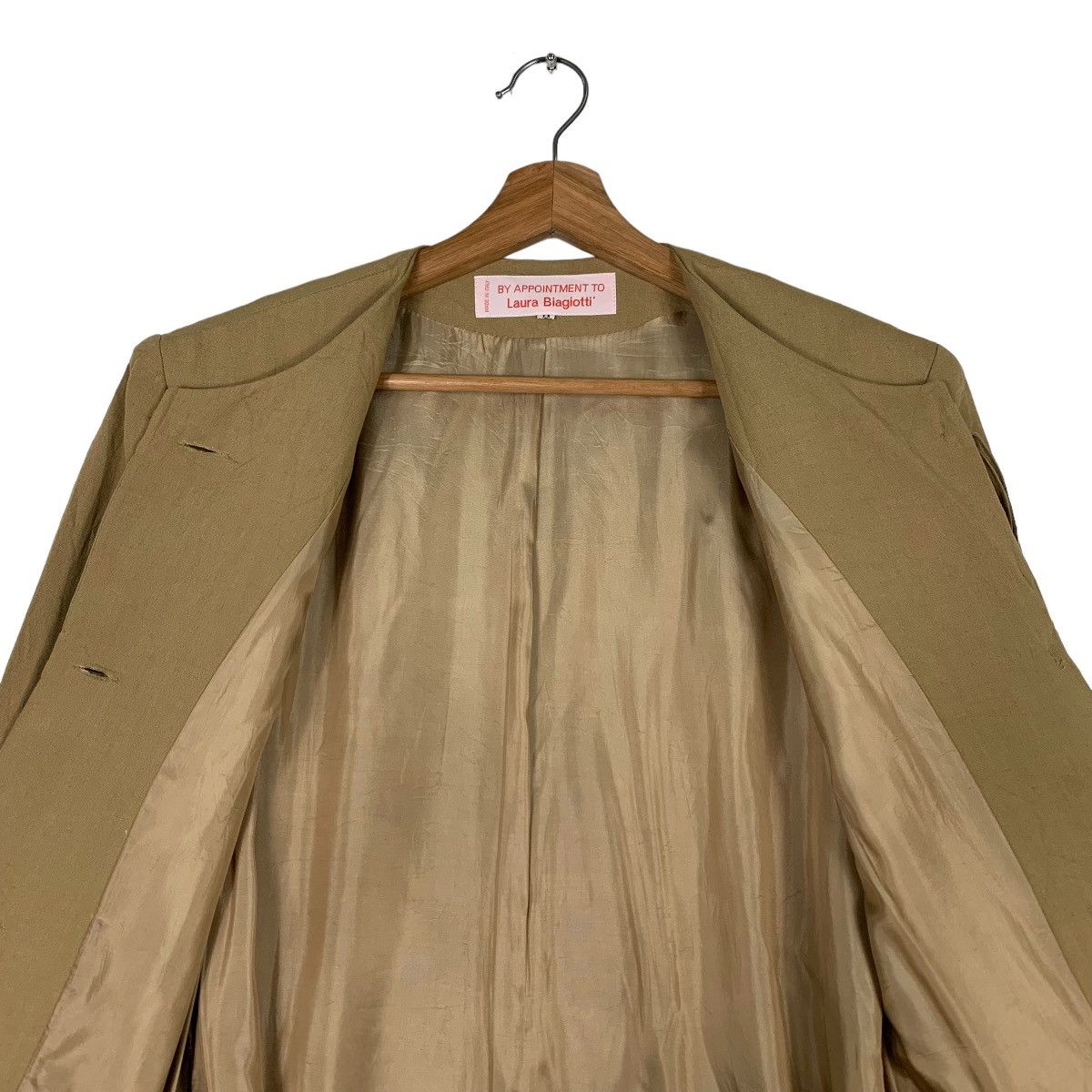 Japanese Brand LAURA BIAGIOTTI Tie Closure Casual Jacket #0126-C7 Size M / US 6-8 / IT 42-44 - 13 Thumbnail