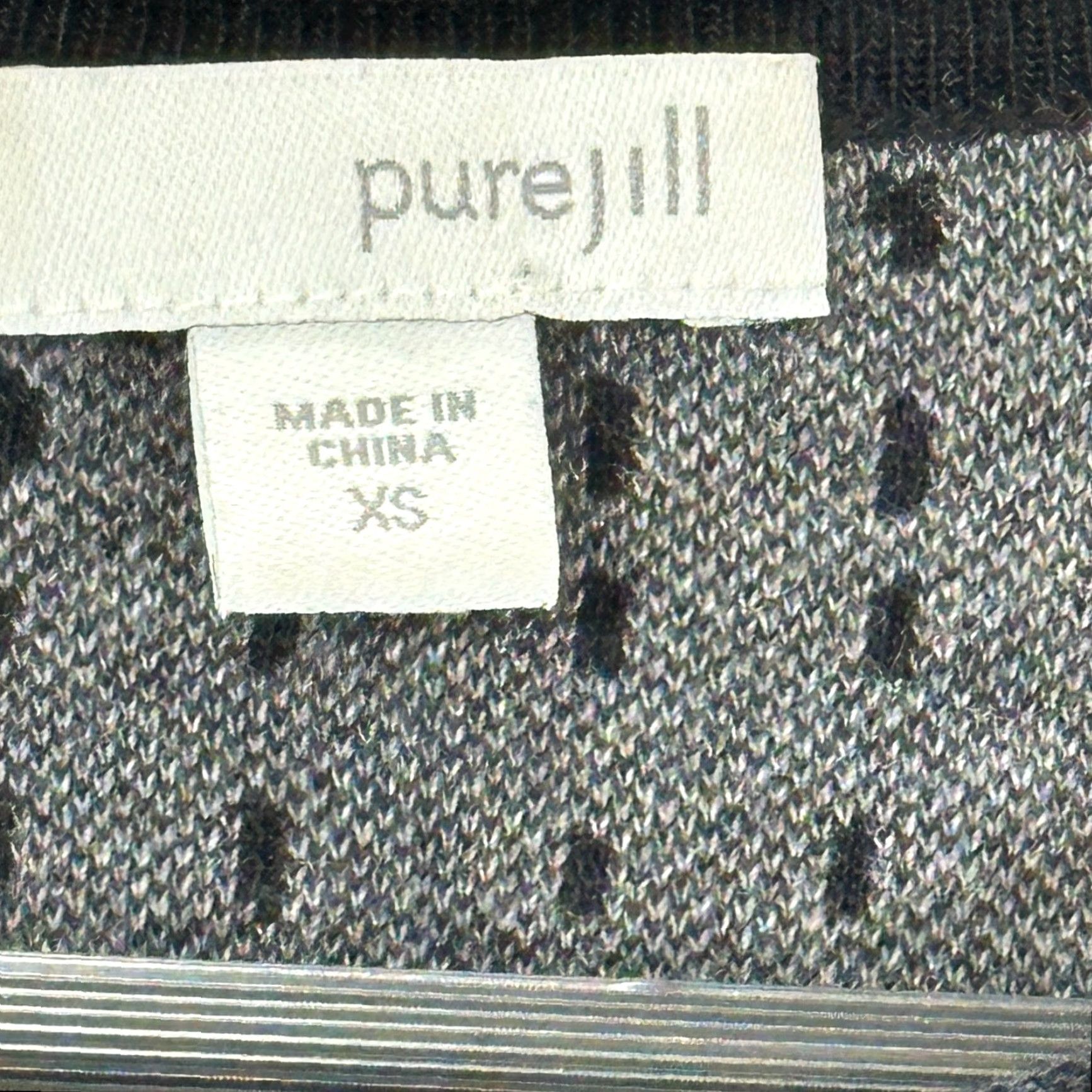 J. Jill J. Jill Sweater Womens XS Black Knit Pullover 3/4 Sleeve Boxy Lagenlook Vintage: No Size XS / US 0-2 / IT 36-38 - 3 Thumbnail