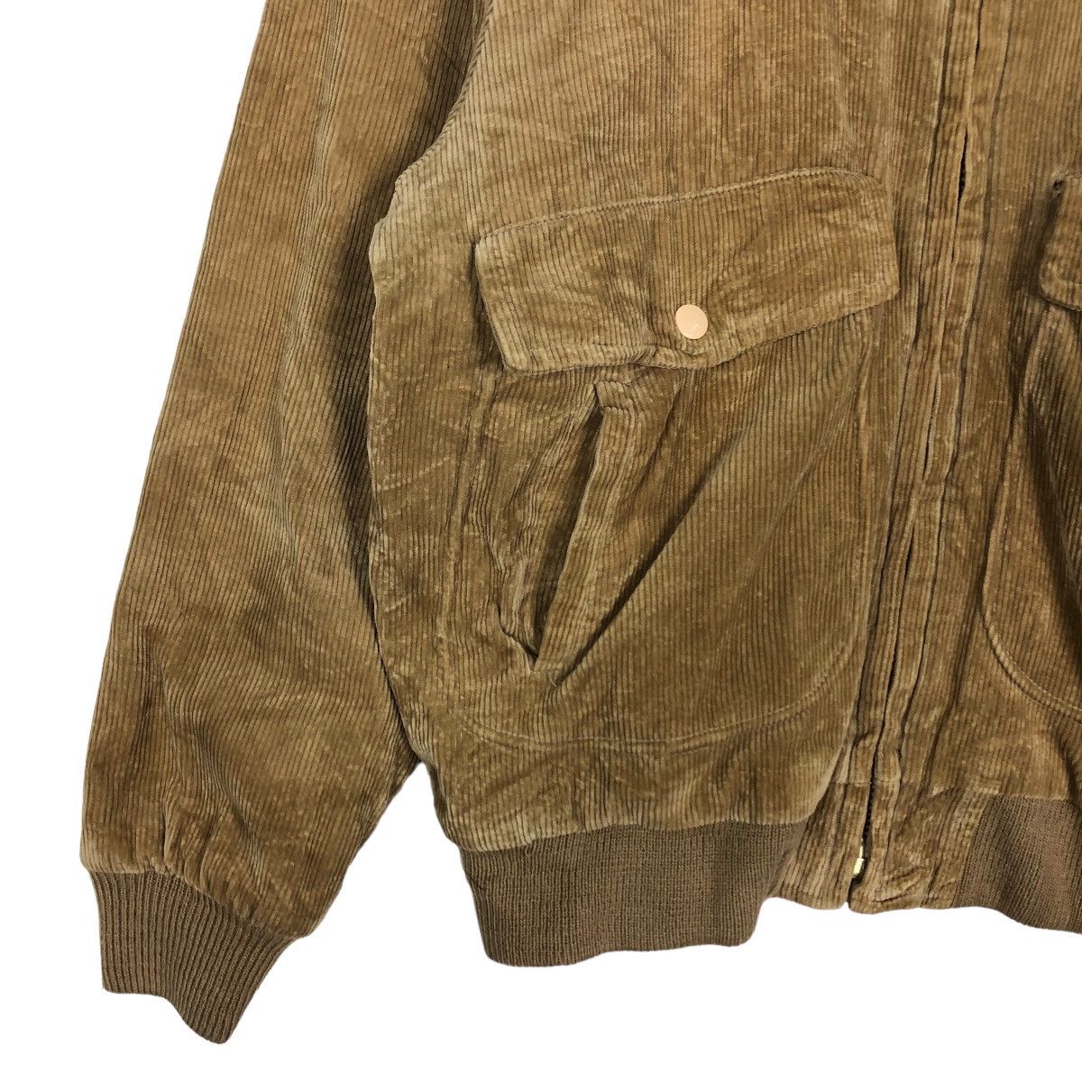 Japanese Brand 🔥90’s Biker Bomber Jacket Corduroy Edwin Japan Made Size US M / EU 48-50 / 2 - 3 Thumbnail