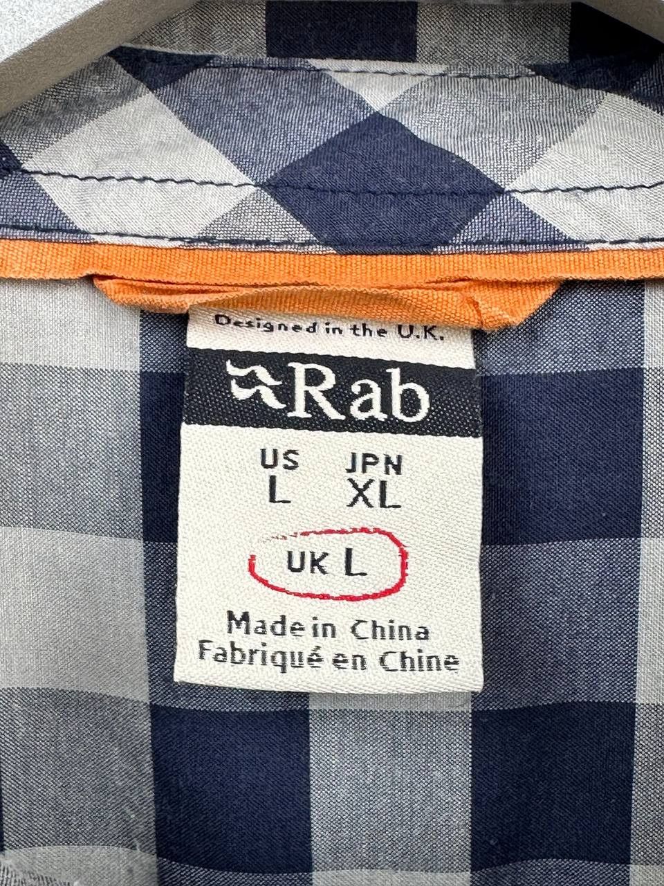 Rab Rab Maverick Shirt Check Plaid Button Up Long Sleeve QCA-64 Size US L / EU 52-54 / 3 - 13 Thumbnail