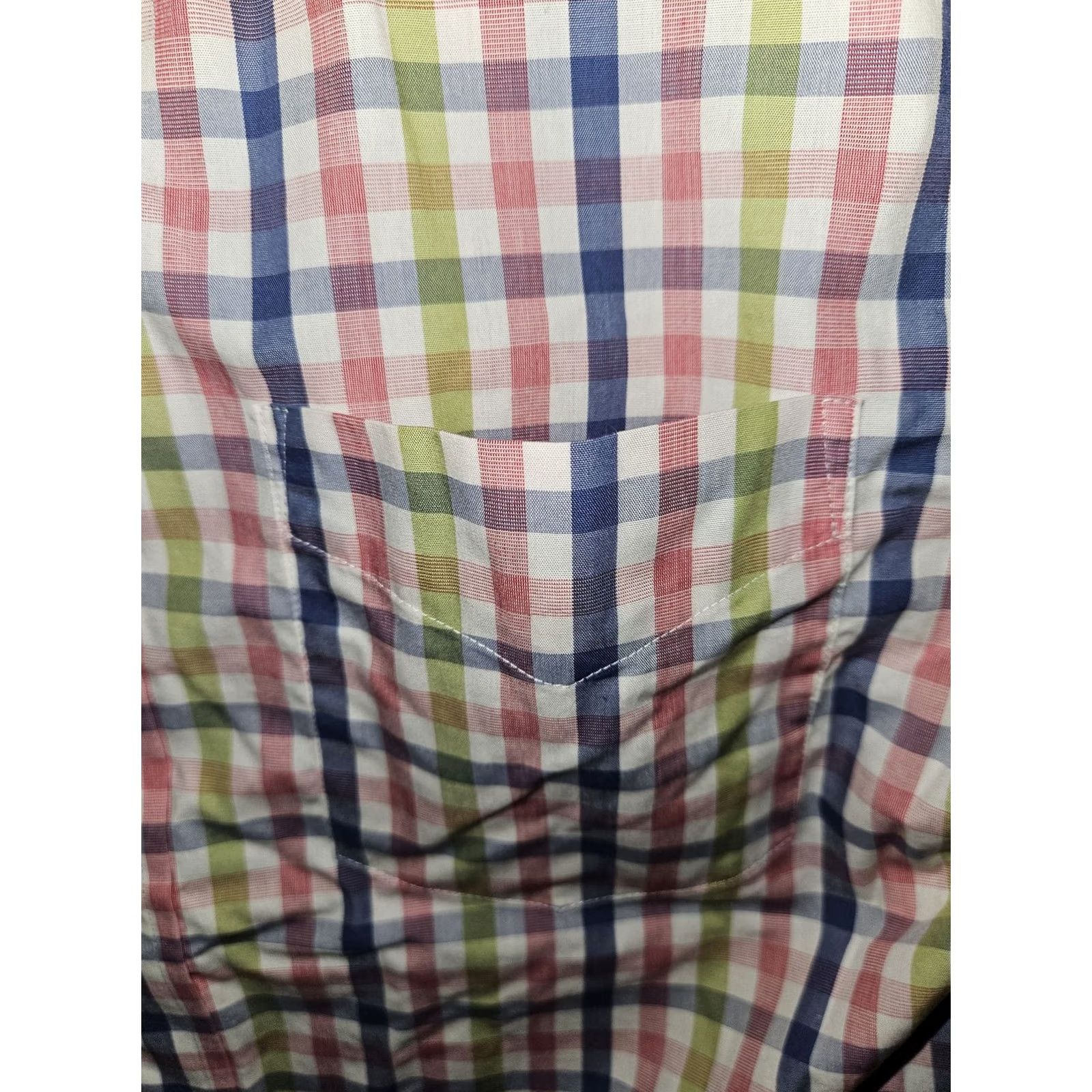 Banana Republic Banana Republic Shirt Mens Medium Multicolor Plaid Non Iron Tailored Slim Fit Shirt Size US M / EU 48-50 / 2 - 4 Thumbnail