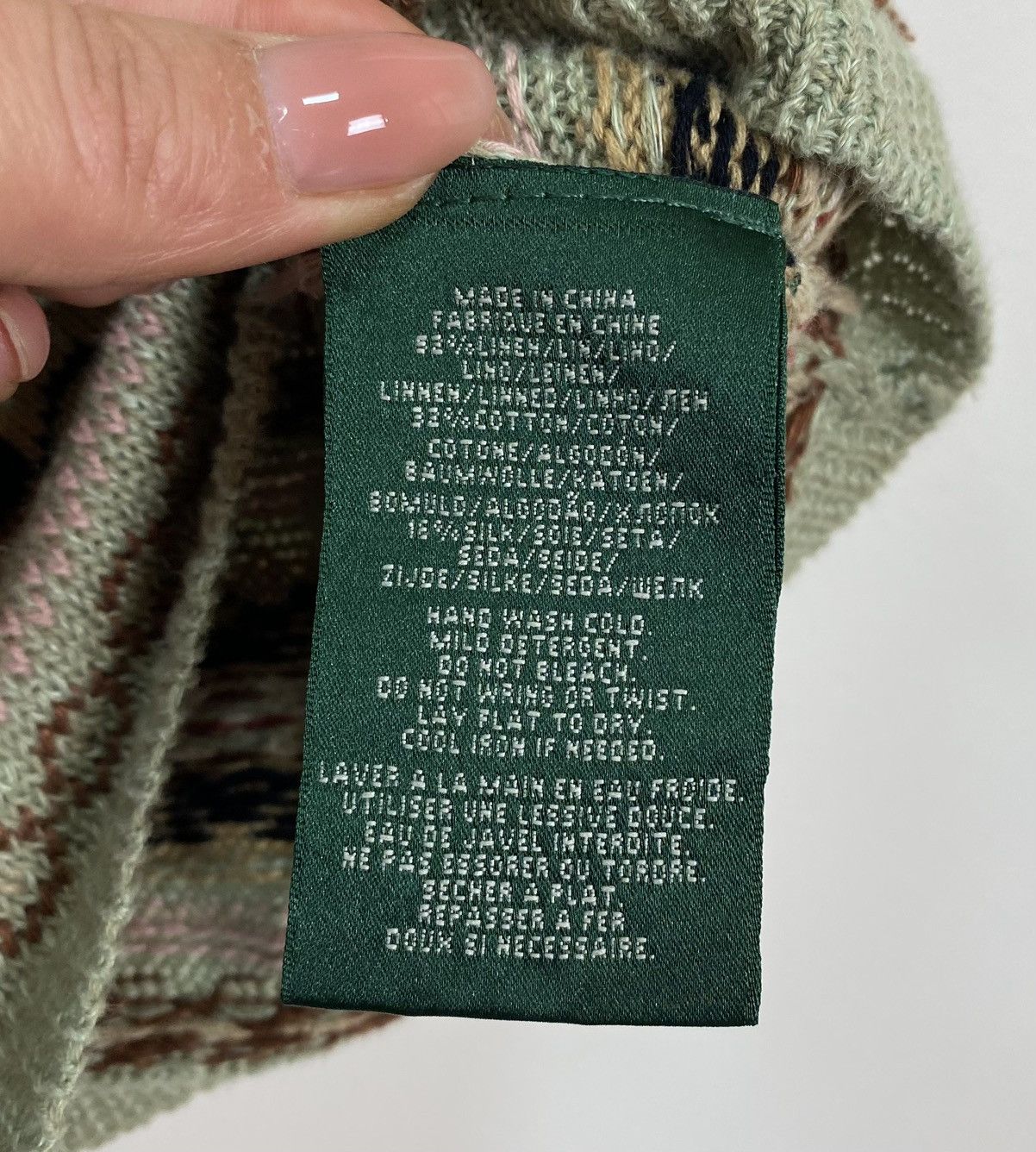 Lauren Ralph Lauren Lauren Ralph Lauren Exclusive Knitted Top Buttons Up Size XL / US 12-14 / IT 48-50 - 5 Thumbnail