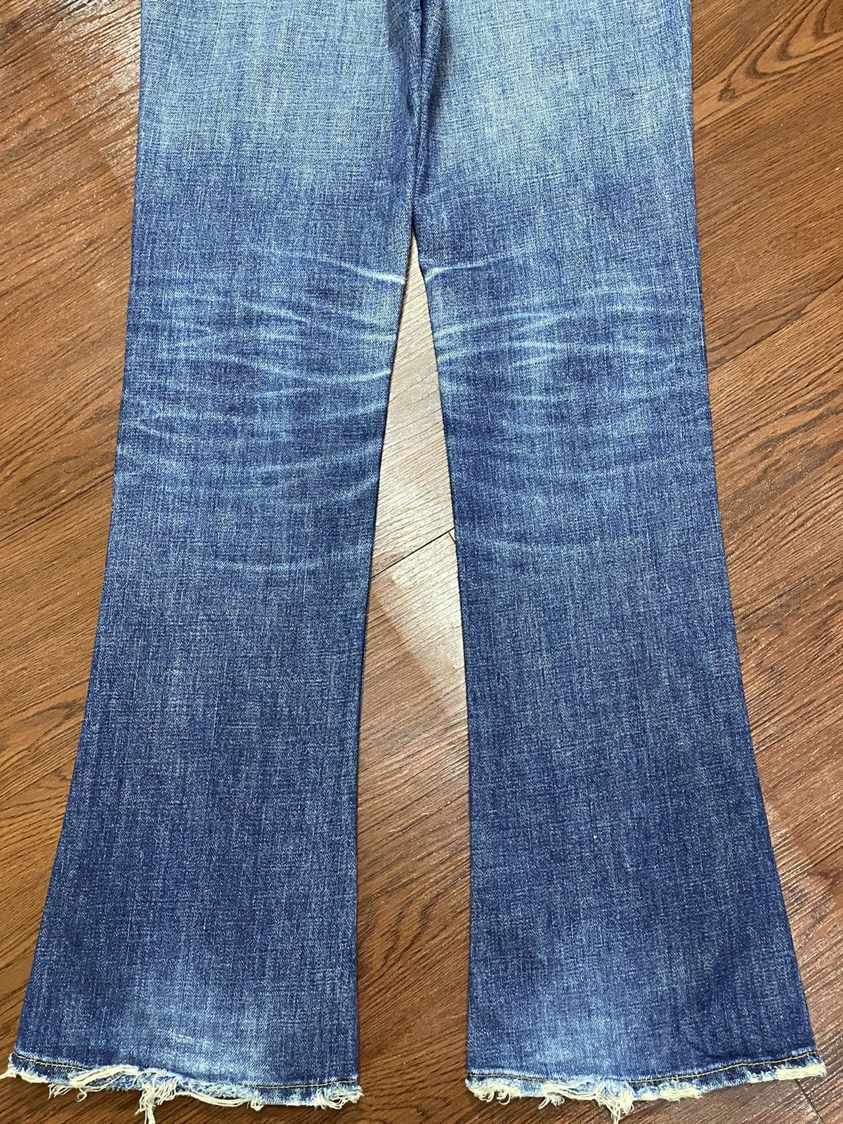 Japanese Brand Vintage Japanese Brands Sweet Camel Blue Wash Flare Jeans Size US 30 / EU 46 - 6 Thumbnail