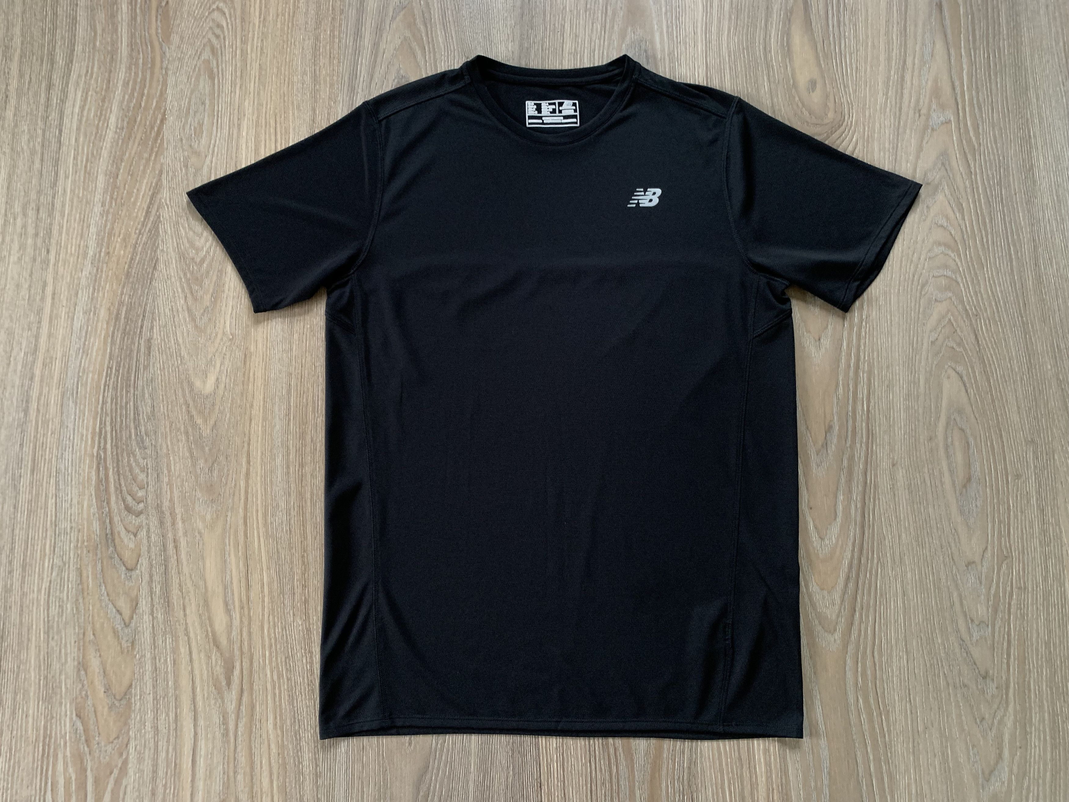Japanese Brand × New Balance New Balance Reflective Black Training Running T Shirt Size US M / EU 48-50 / 2 - 2 Thumbnail