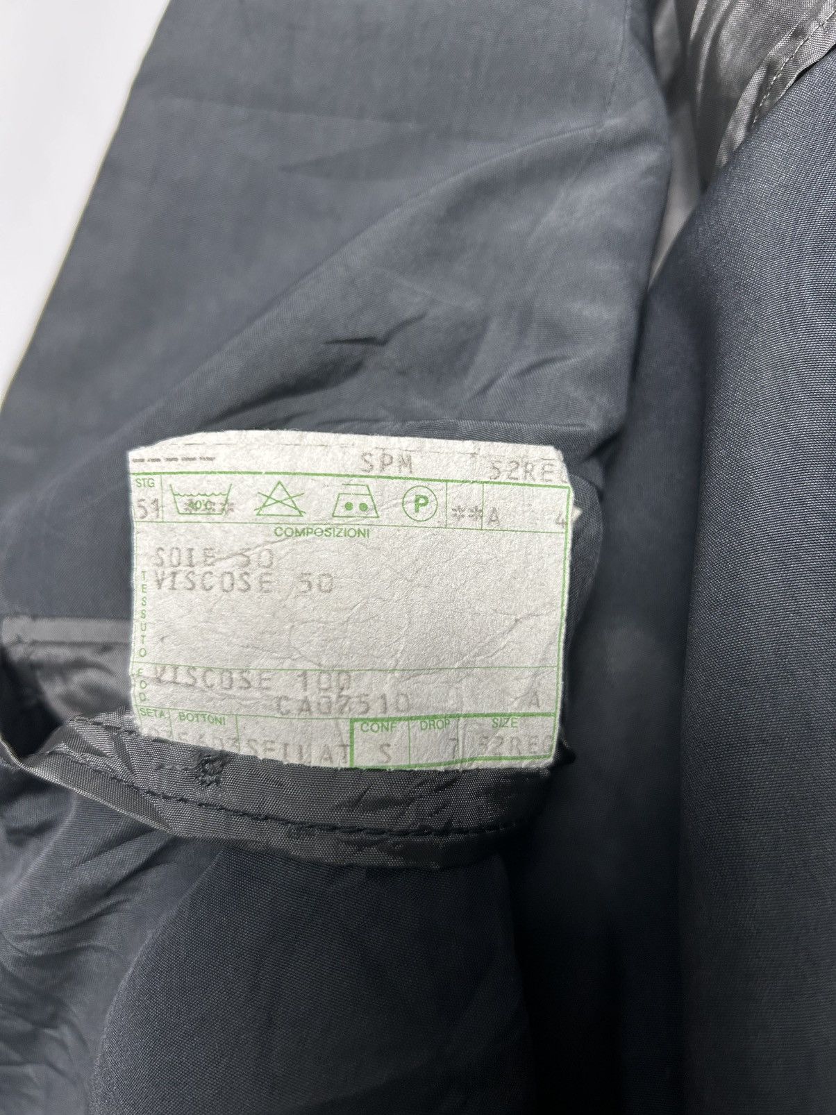 Designer × Giorgio Armani GIORGIO ARMANI SINGLE BREAST BLAZER Size 52R - 6 Thumbnail