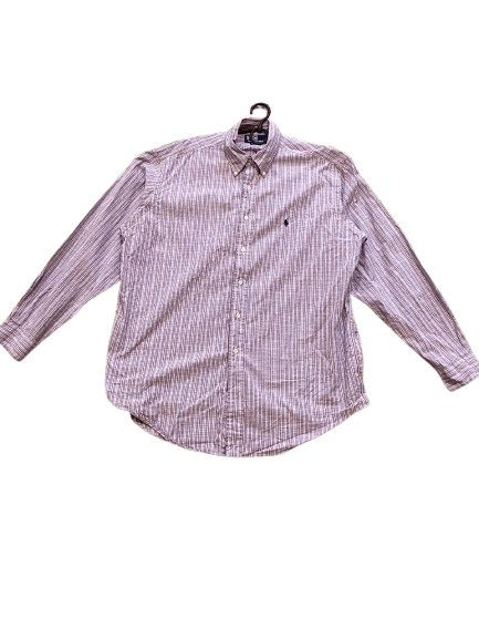 Polo Ralph Lauren Vintage Polo Ralph Lauren 100% Cotton Button Up Shirt Size L Size US L / EU 52-54 / 3 - 1 Thumbnail