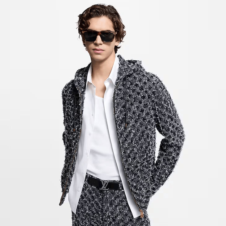 Louis Vuitton Flocked Monogram Denim Hoodie Size US S / EU 44-46 / 1 - 2 Thumbnail