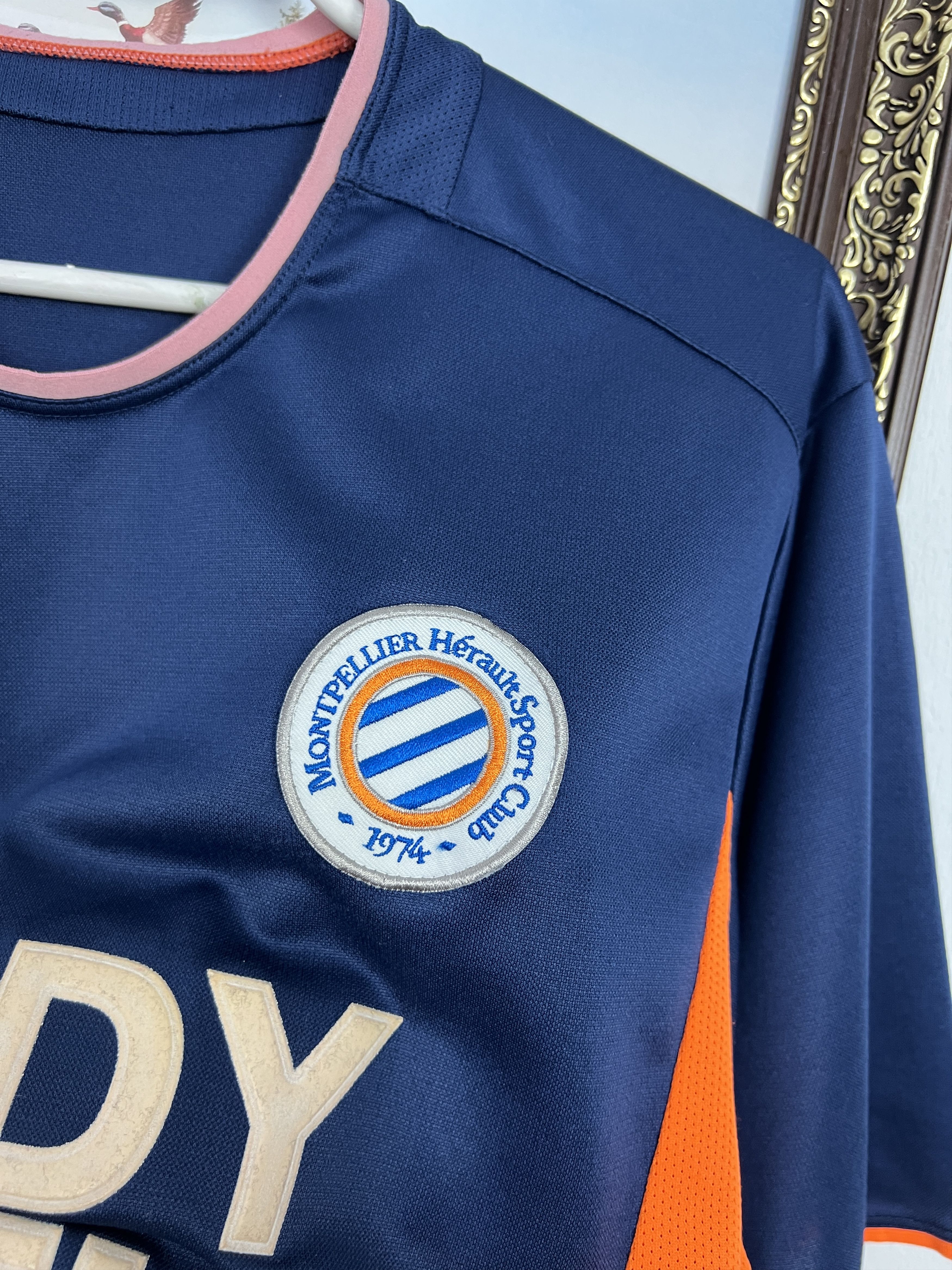 Nike Montpellier Home football shirt 2002 Nike Soccer Blue Jersey Size US L / EU 52-54 / 3 - 4 Thumbnail