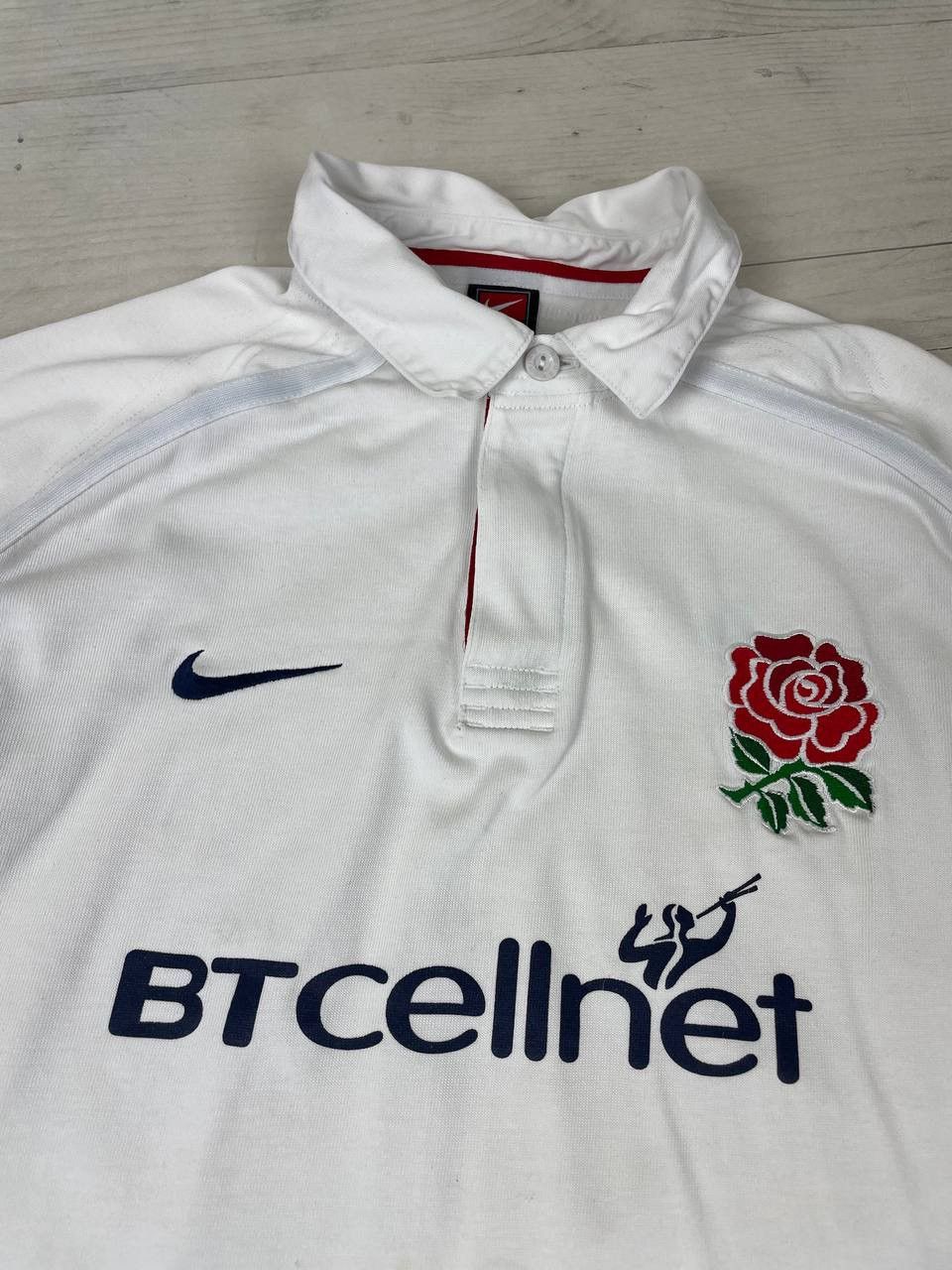 Nike Nike England Union Rugby 1999 2000 Long Sleeve Jersey Size US XL / EU 56 / 4 - 5 Thumbnail