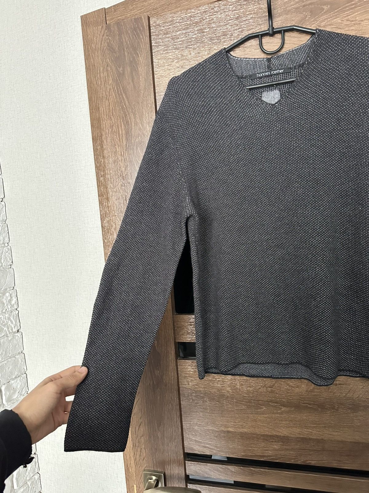 hannes roether Hannes Roether Wool Sweatshirt Crewneck Size US L / EU 52-54 / 3 - 5 Thumbnail