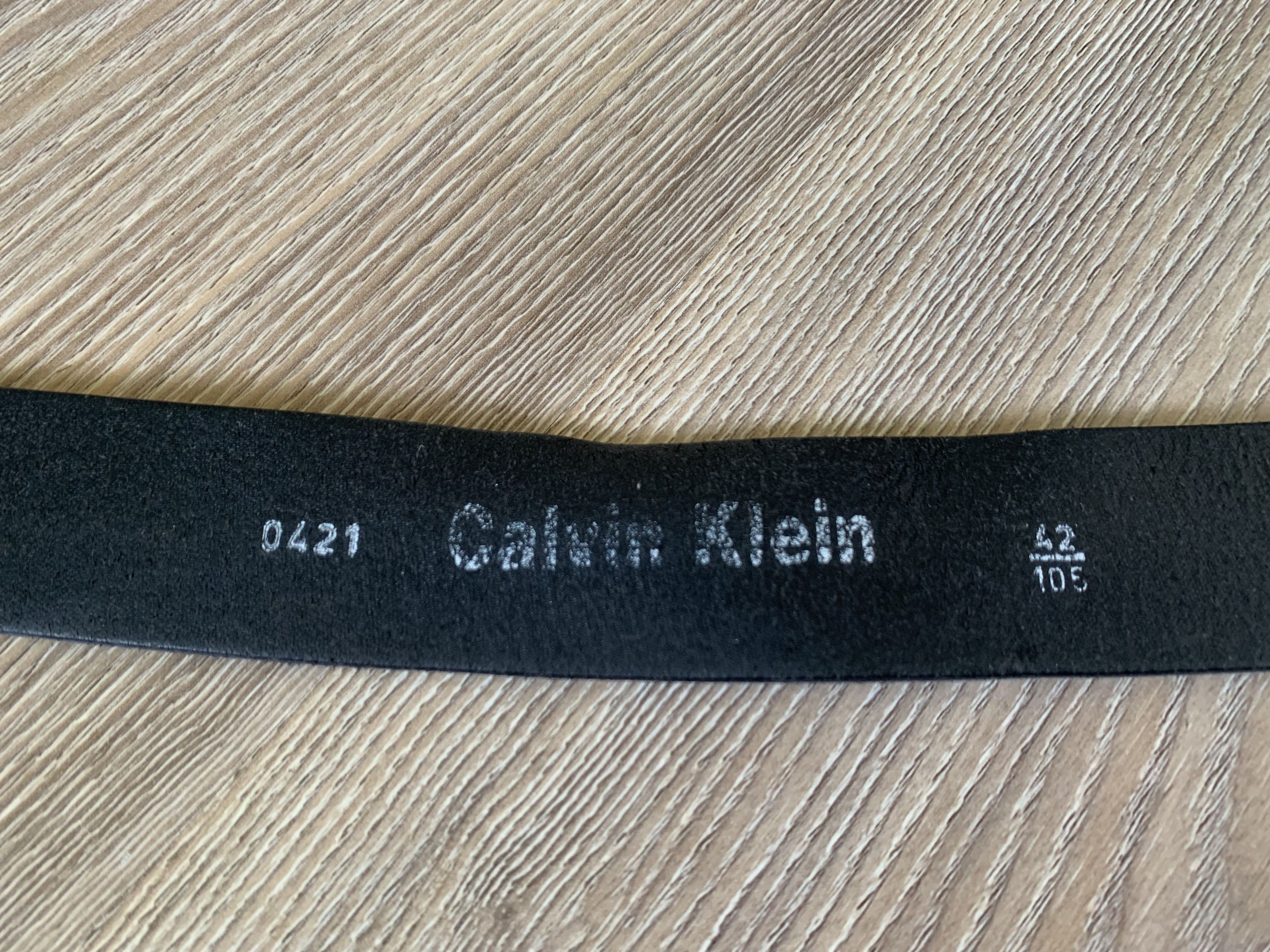 Calvin Klein Calvin Klein Vintage Black Leather Belt Size ONE SIZE - 7 Thumbnail
