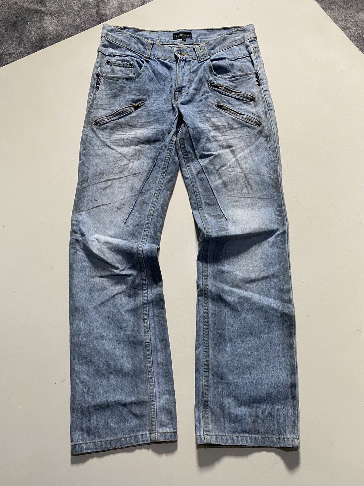 LOWBOX Lowbox Mudwash Jeans Size US 31 - 1 Thumbnail