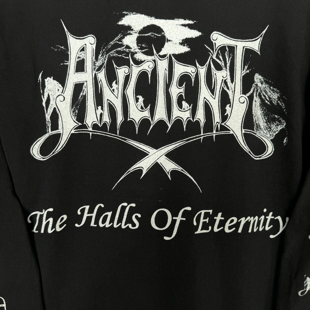 Band Tees Vintage 1999 Ancient Halls of Eternity Metal LS T Shirt Size US XL / EU 56 / 4 - 8 Thumbnail