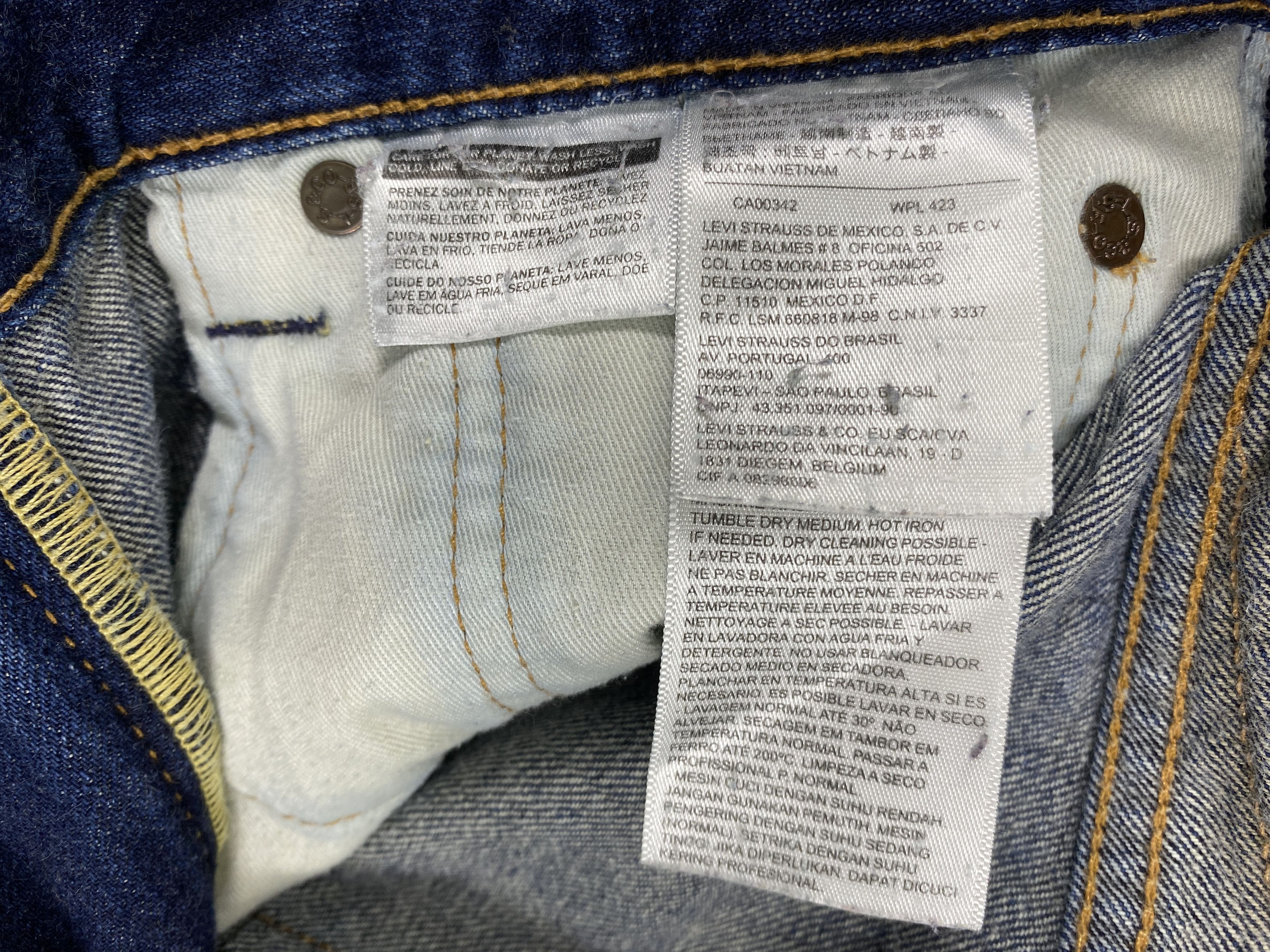 Levi's Distressed Blue Vintage Levi's 503 Jeans 32x32 Denim- JN3552 Size US 32 / EU 48 - 9 Thumbnail