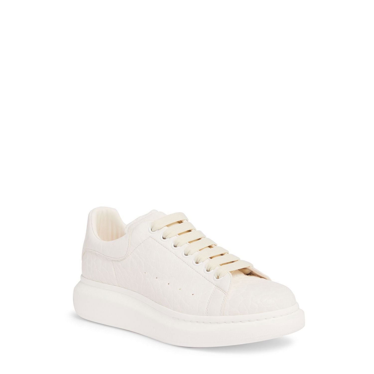Alexander McQueen ALEXANDER MCQUEEN Oversized Men's Embossed Off White Sneaker Size US 11.5 / EU 44-45 - 2 Thumbnail
